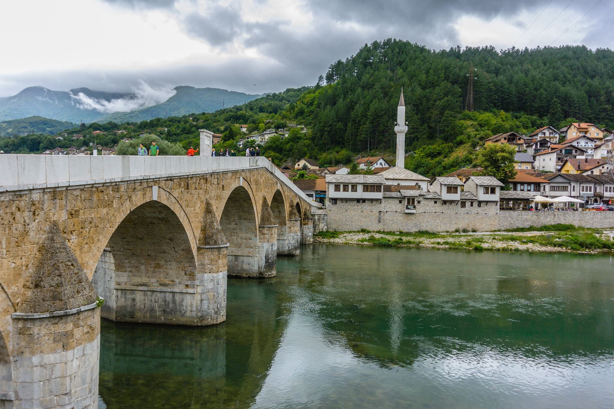 Nikon 1 J3 sample photo. Stone bridge in konjic photography