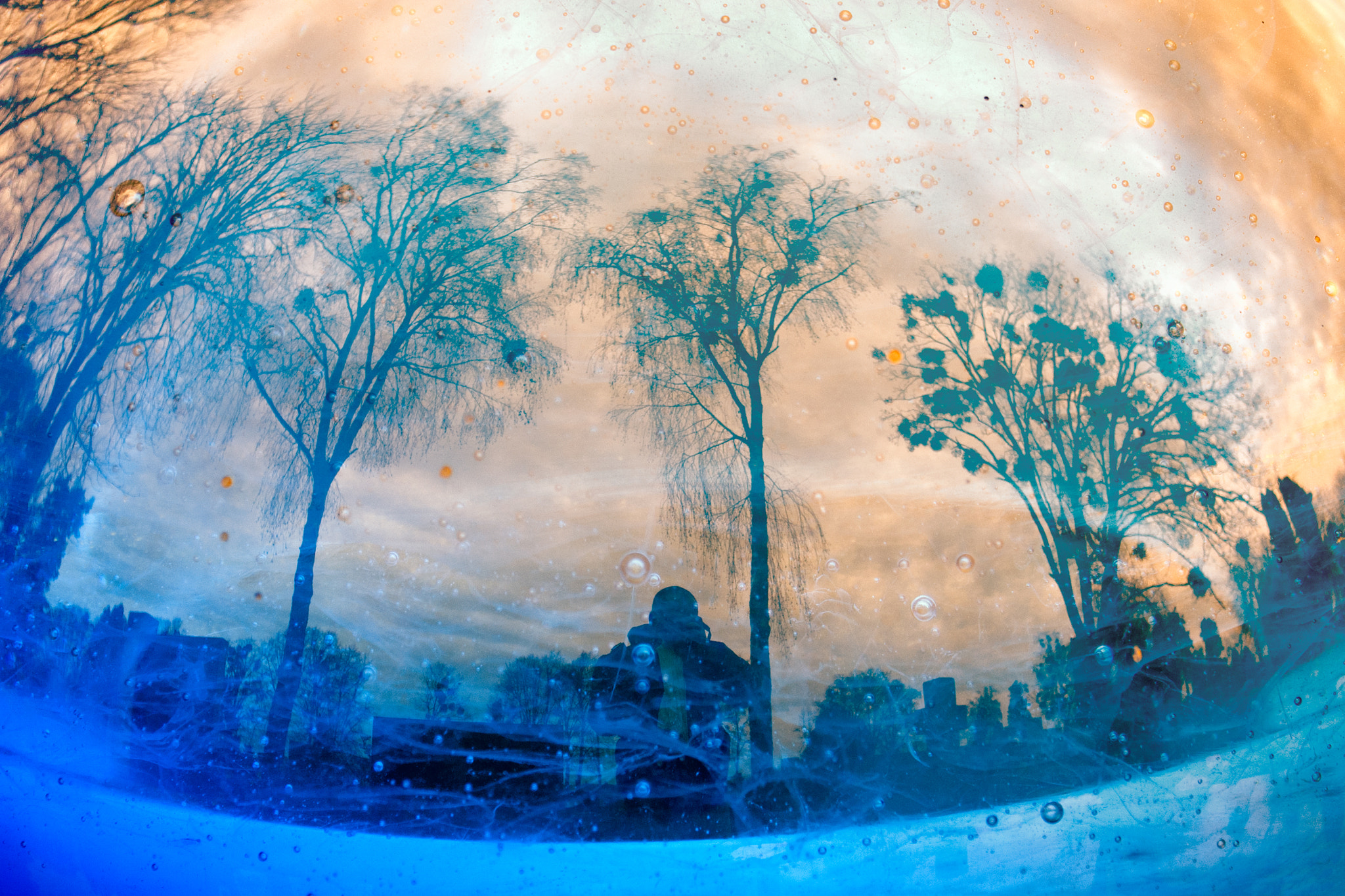 Nikon D3000 sample photo. Reflections photography