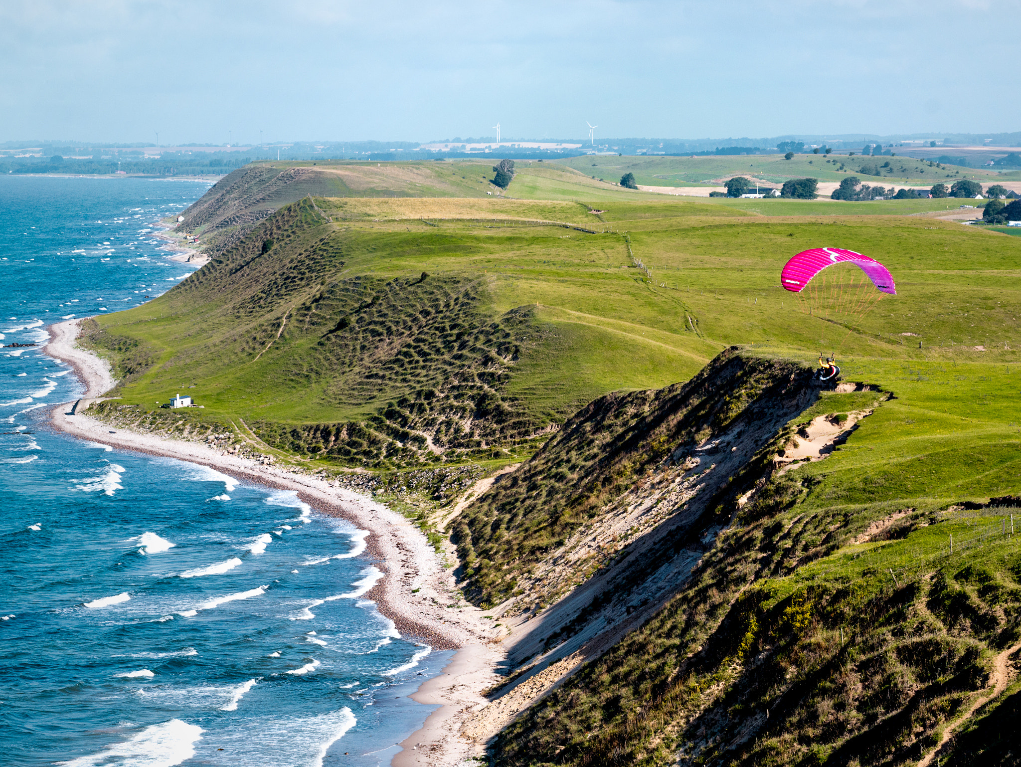 Panasonic Lumix DMC-GX7 + Olympus M.Zuiko Digital ED 75mm F1.8 sample photo. Hammars backar - paragliding photography