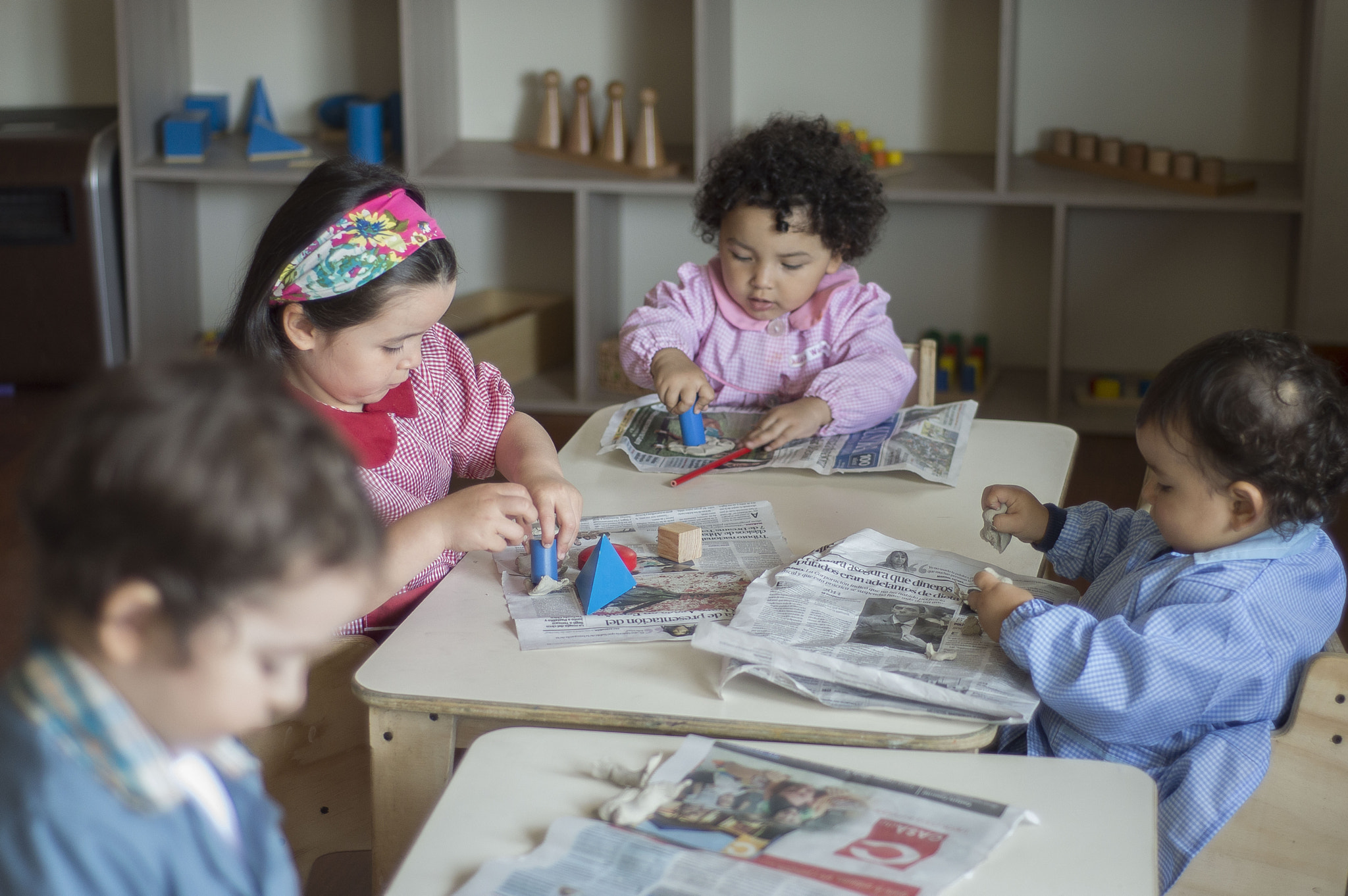 Nikon D3200 + AF Nikkor 50mm f/1.8 sample photo. Kindergarten montessori photography