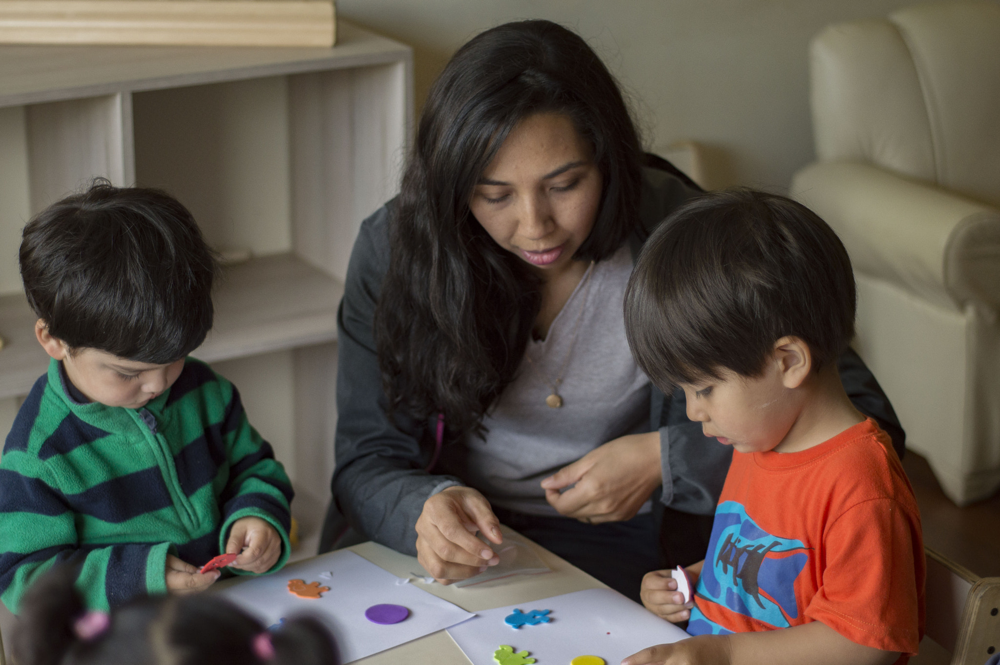Nikon D3200 + AF Nikkor 50mm f/1.8 sample photo. Kindergarten montessori photography