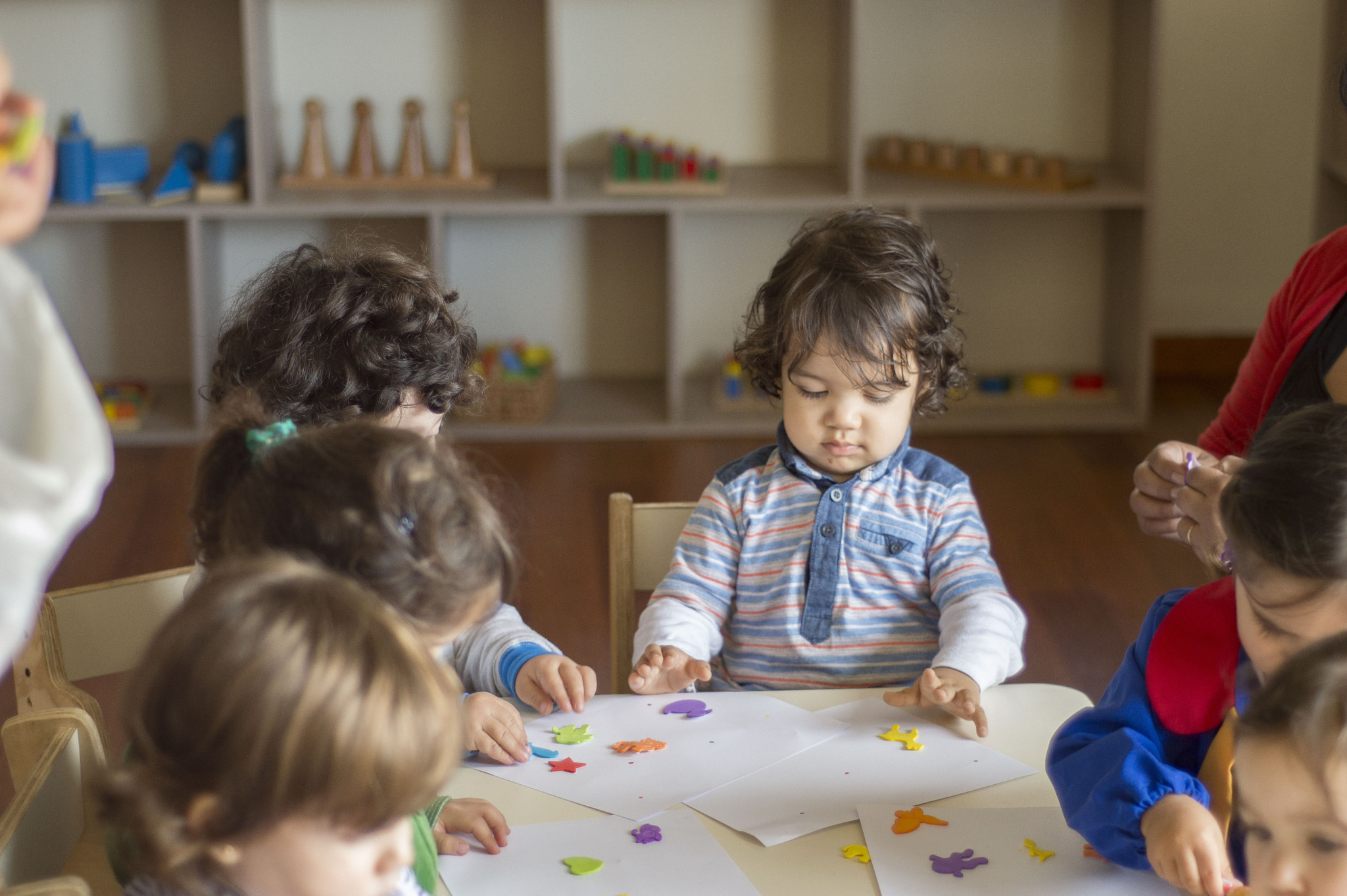 Nikon D3200 + AF Nikkor 50mm f/1.8 sample photo. Kindergarten montessori photography