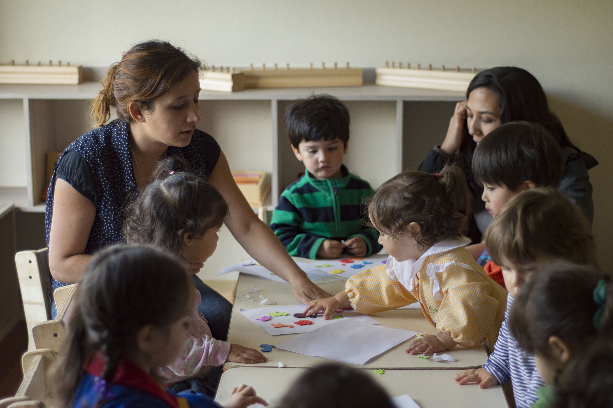 Nikon D3200 + AF Nikkor 50mm f/1.8 sample photo. Kindergarten montessori photography