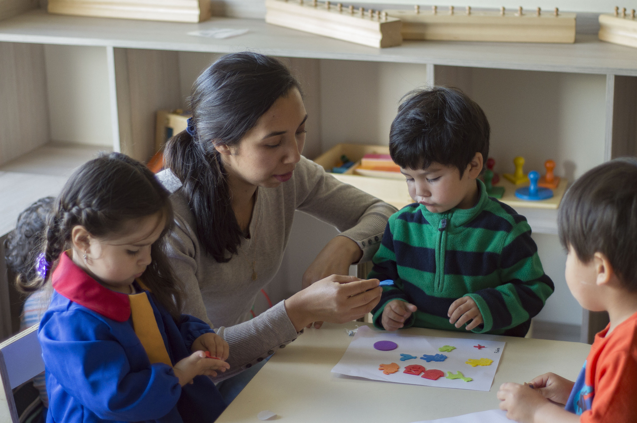 Nikon D3200 + AF Nikkor 50mm f/1.8 sample photo. Kindergarten montessori photography