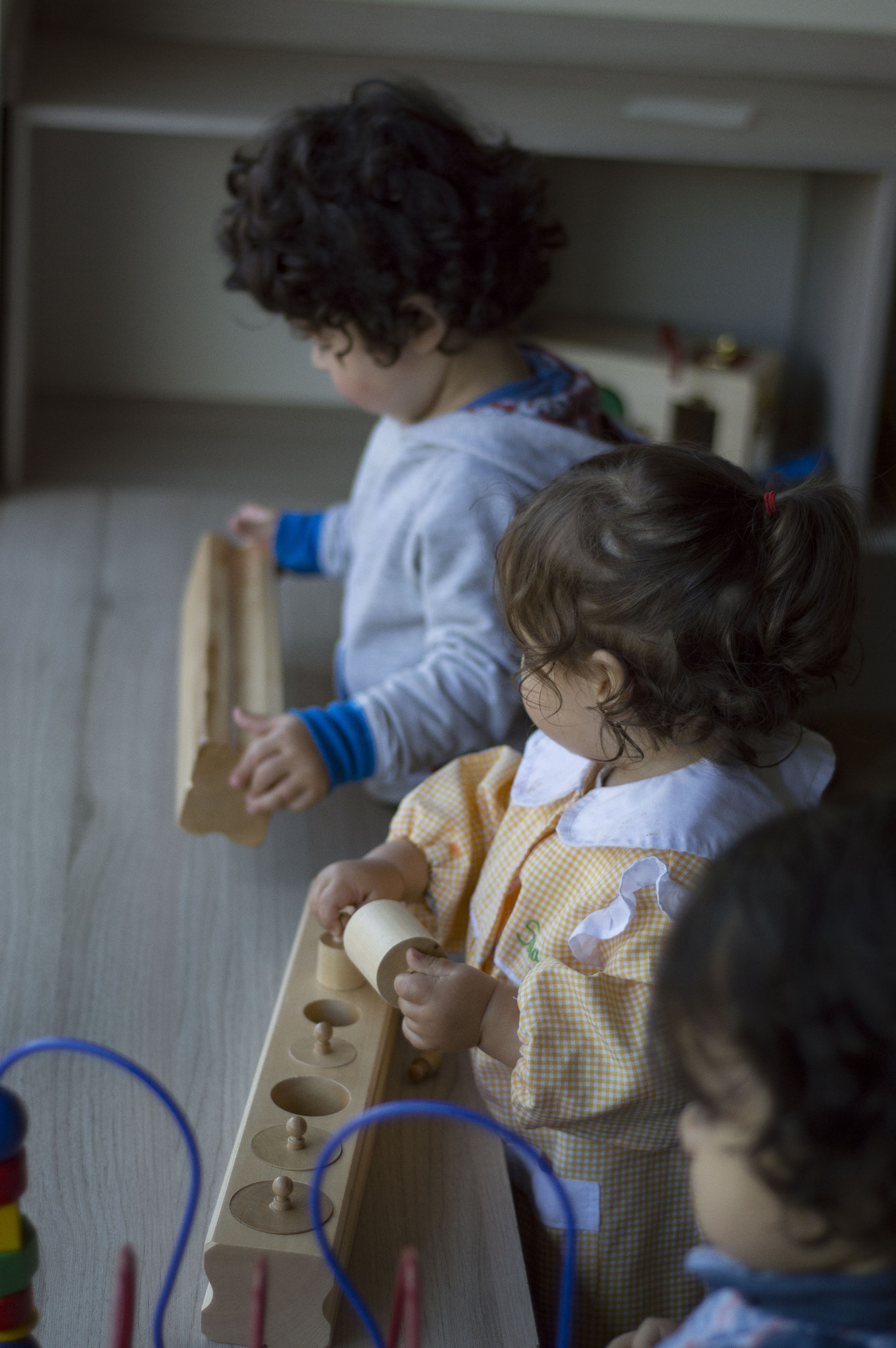 Nikon D3200 + AF Nikkor 50mm f/1.8 sample photo. Kindergarten montessori photography