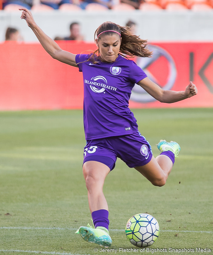 Canon EOS 7D Mark II + Sigma 100-300mm f/4 sample photo. Houston dash vs orlando pride here at bbva compass stadium in houston texas may 20, 2016 photography