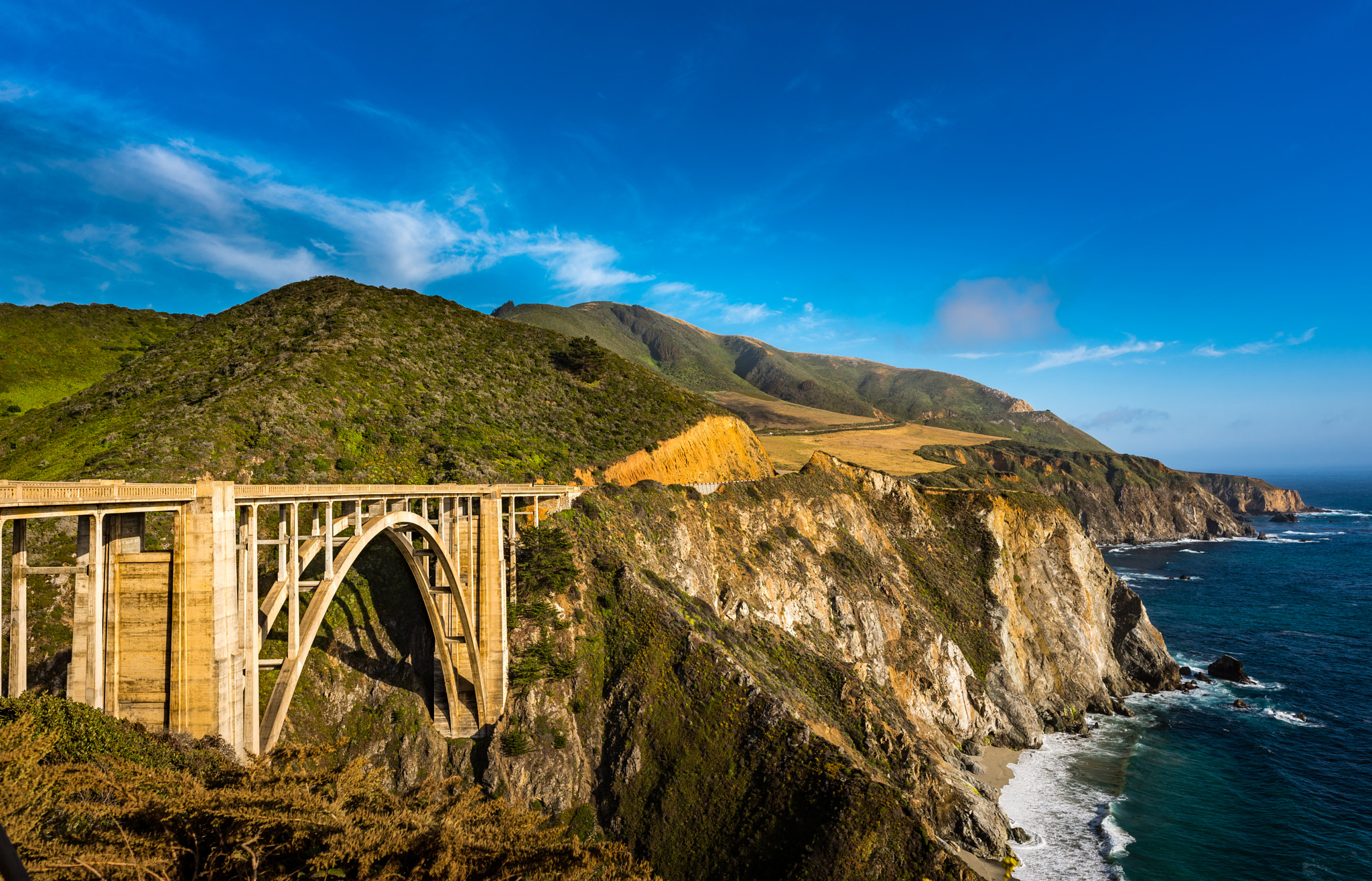 Nikon AF-S Nikkor 24mm F1.8G ED sample photo. Bixby bridge, big sur, california photography