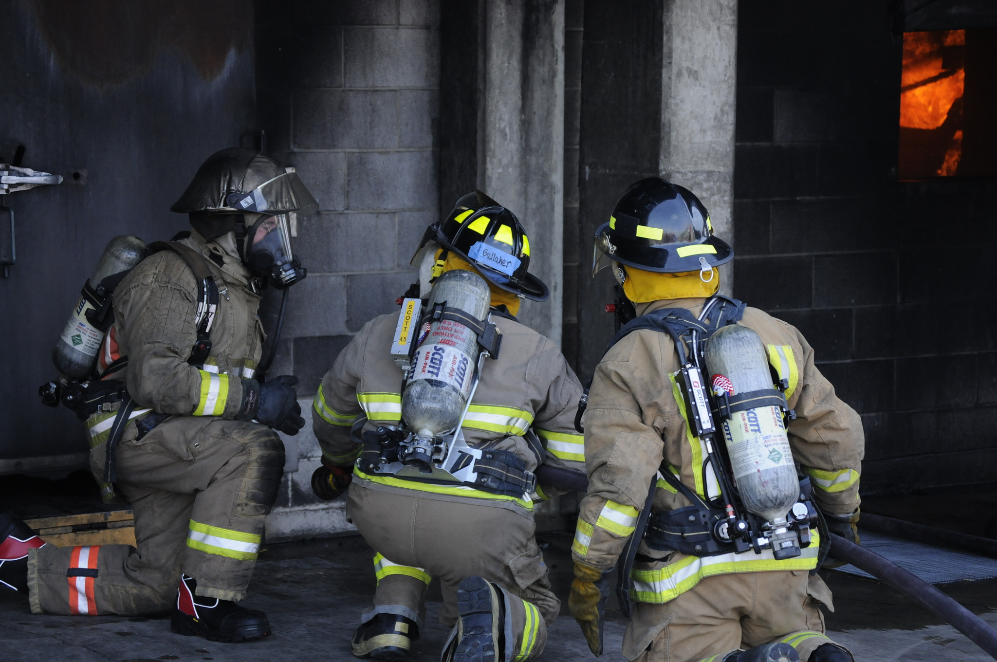 Nikon D300S sample photo. Firefighter training photography