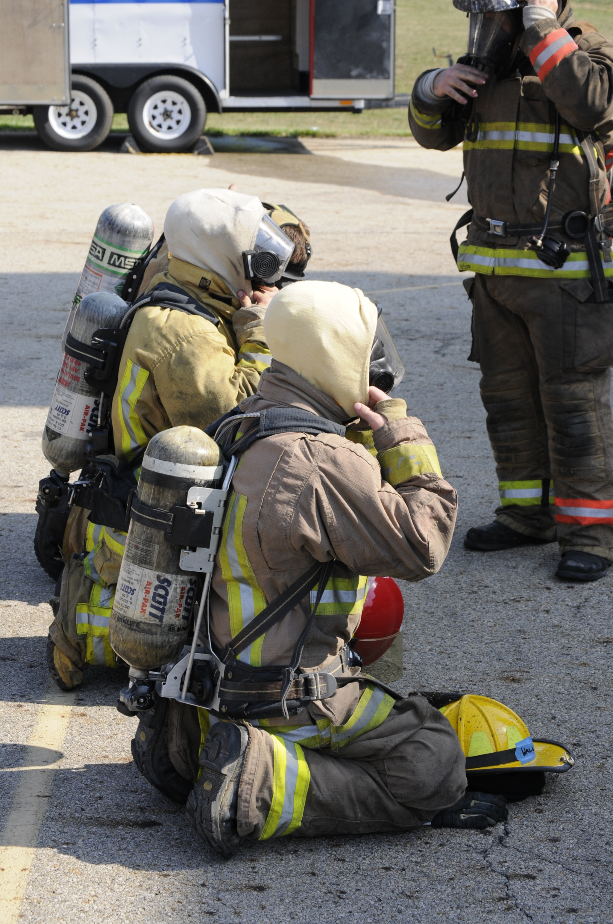 Nikon D300S sample photo. Firefighter training photography