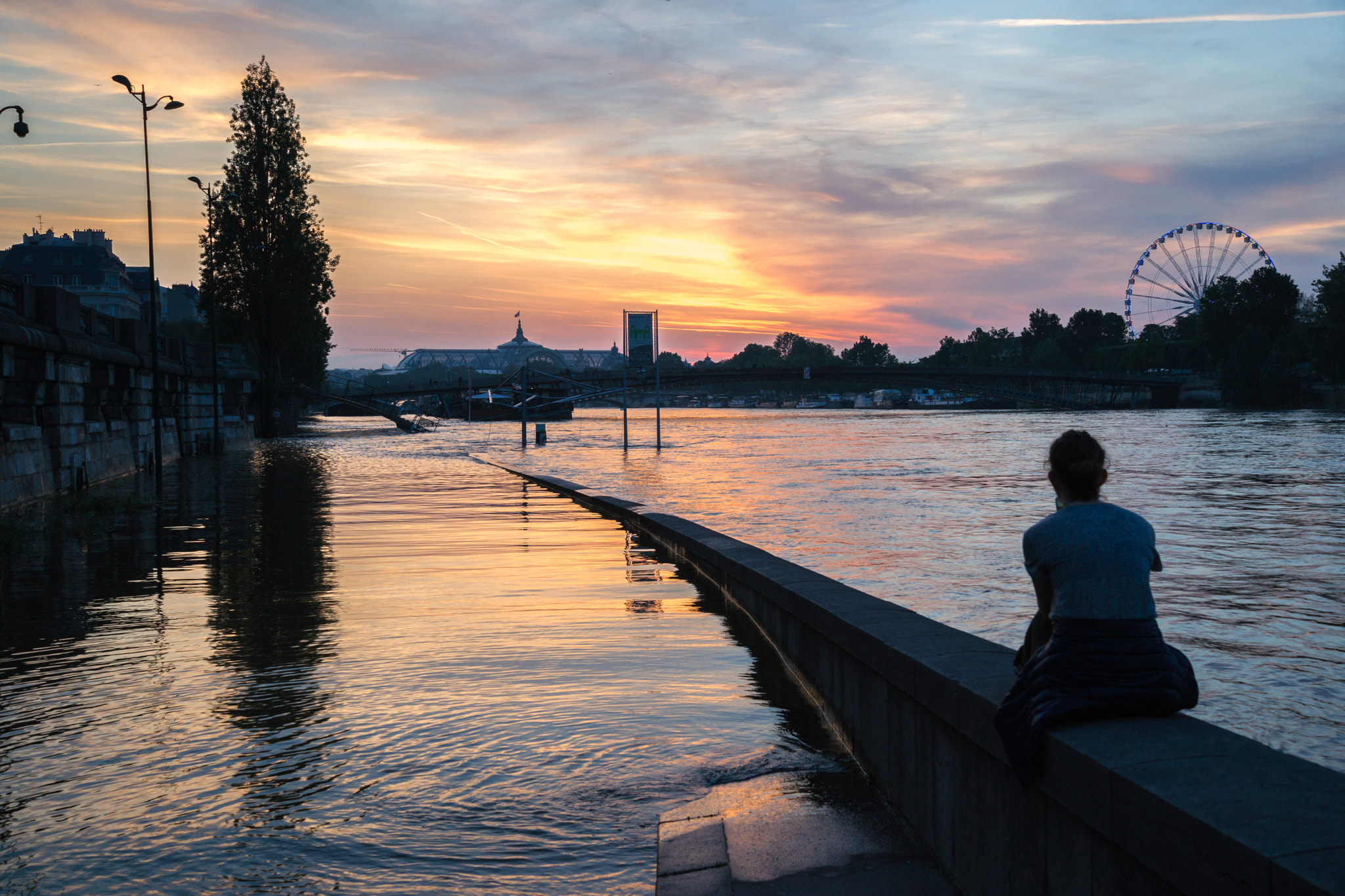 Sony Alpha DSLR-A850 sample photo. Crue de la seine à paris photography