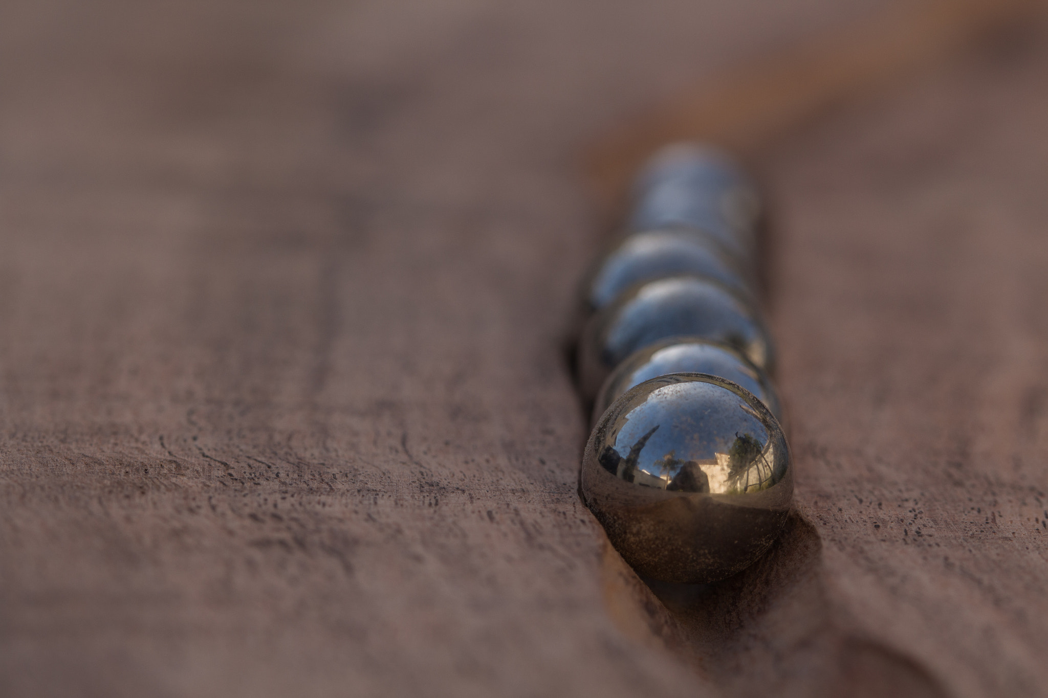 Canon EF 100mm F2.8L Macro IS USM sample photo. Aligned spheres photography