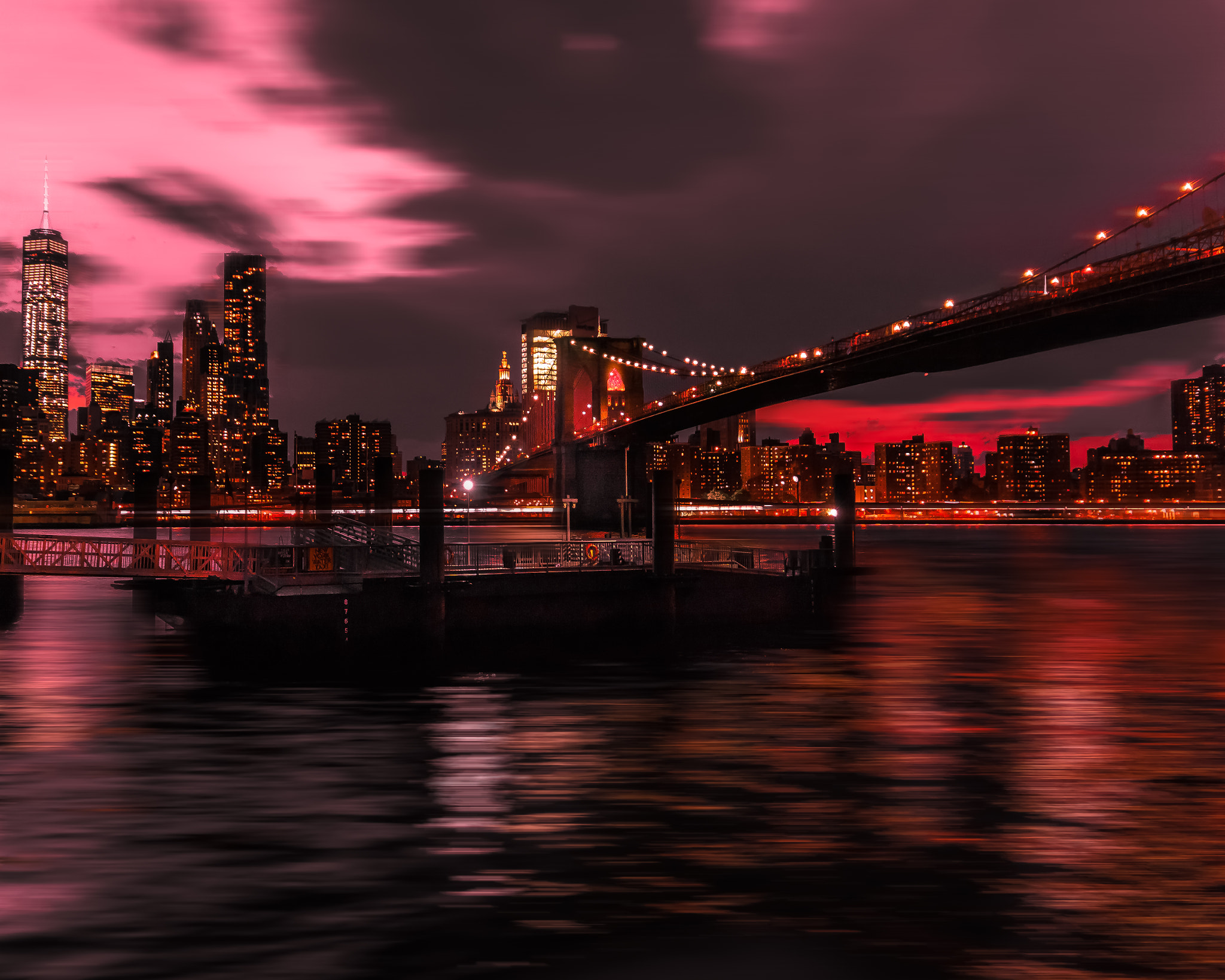 Canon EOS 760D (EOS Rebel T6s / EOS 8000D) sample photo. Broolkyn red light photography