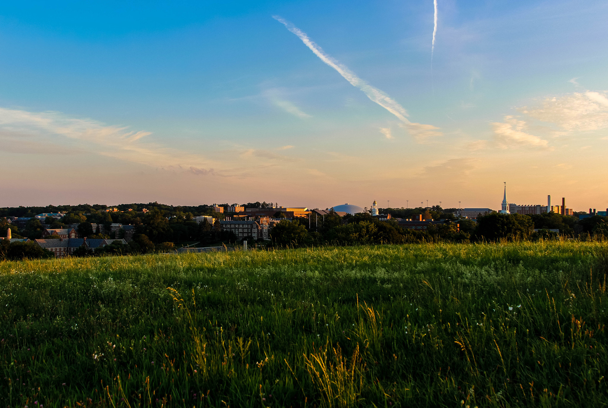 Canon EOS 1200D (EOS Rebel T5 / EOS Kiss X70 / EOS Hi) sample photo. Uconn from hill photography