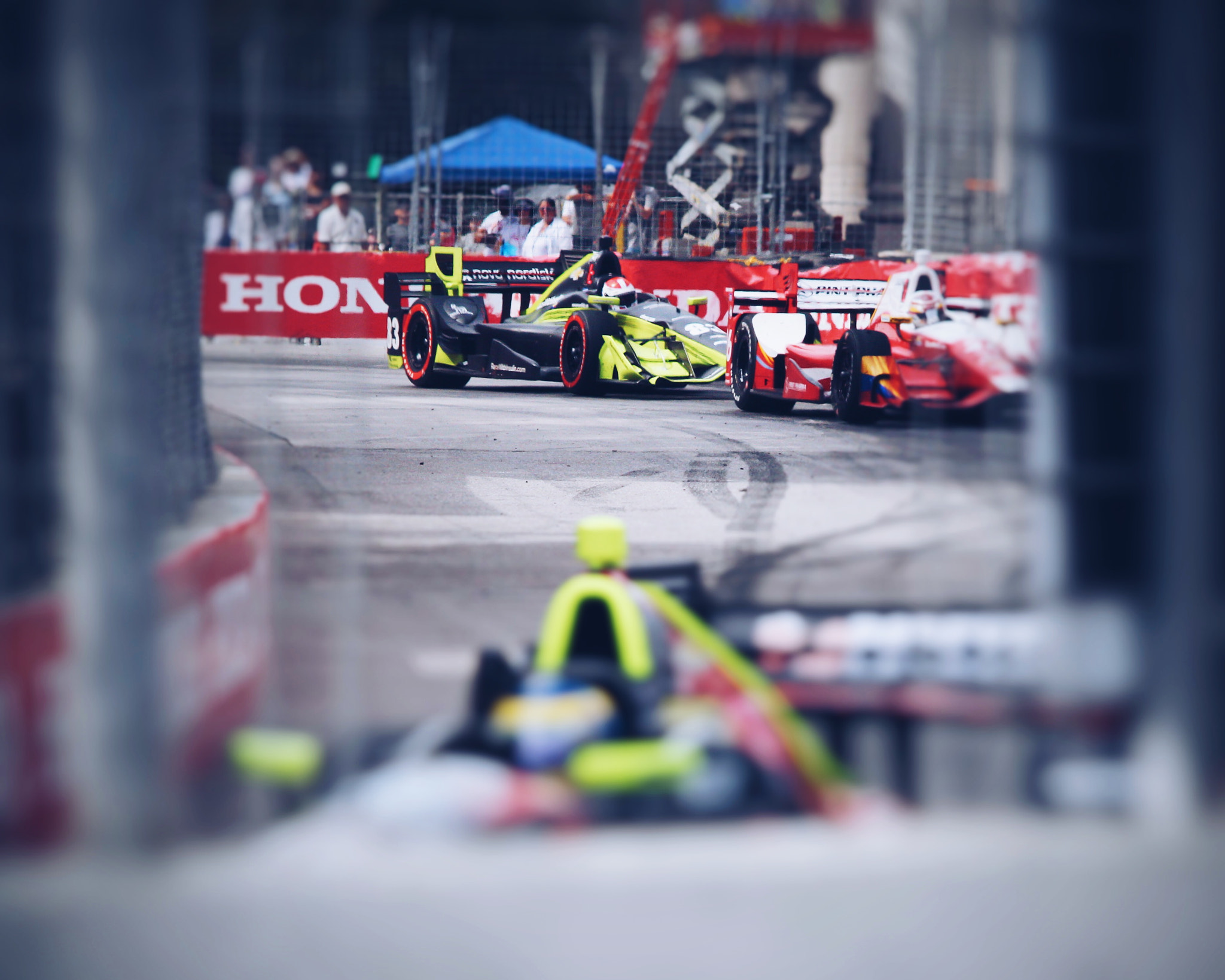 Canon EF 70-300mm F4-5.6 IS USM sample photo. Driving on a street circuit like the toronto's hon ... photography