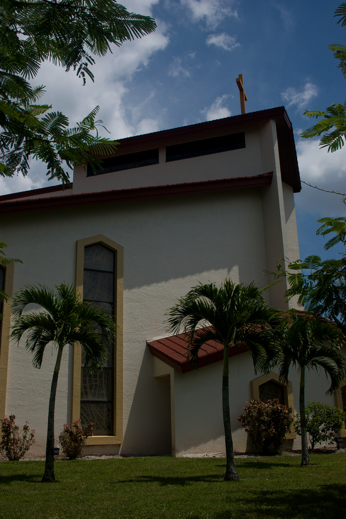 Canon EOS 450D (EOS Rebel XSi / EOS Kiss X2) sample photo. Church palms photography
