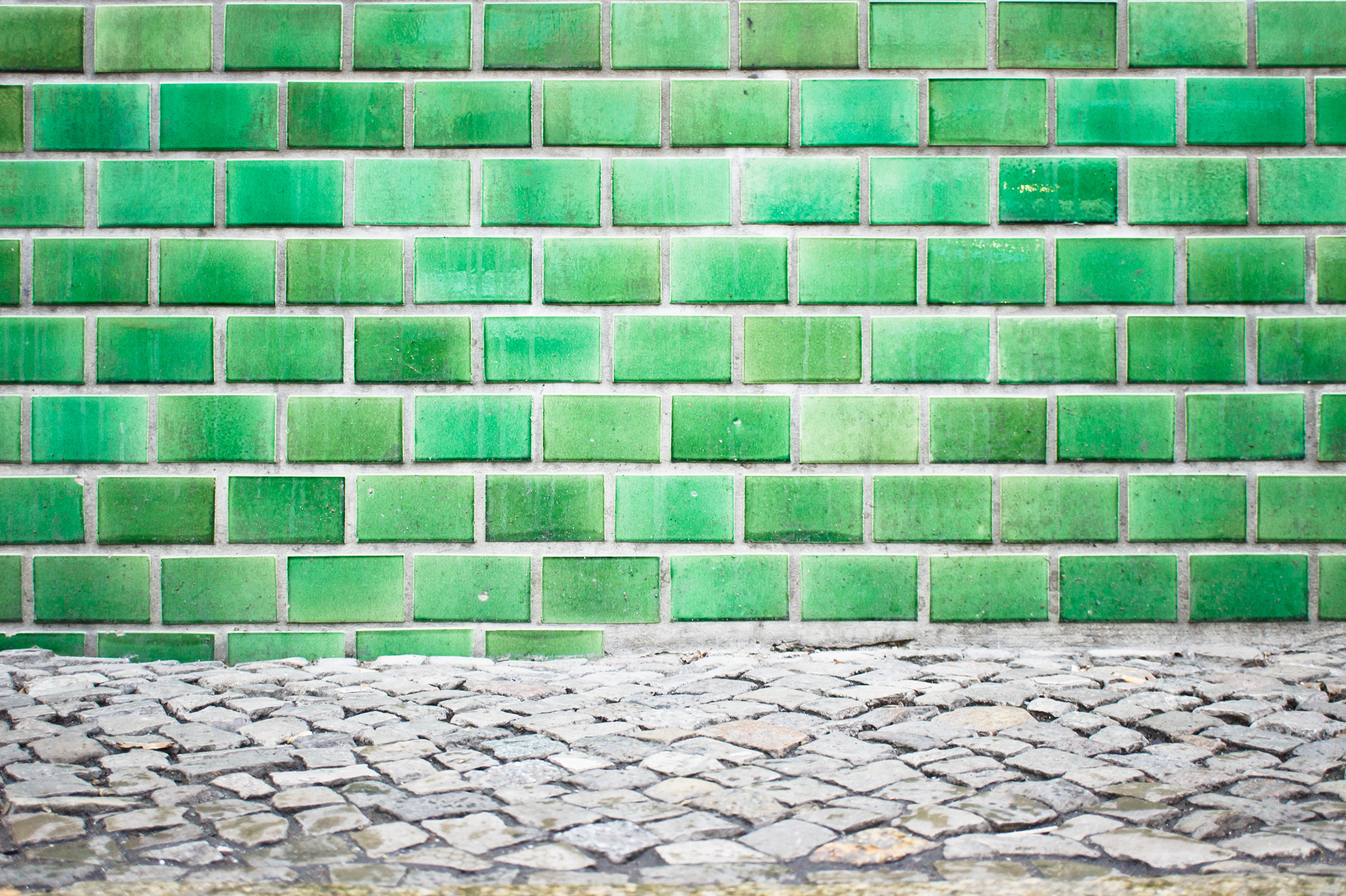 Sony Alpha NEX-5 + Sony E 30mm F3.5 Macro sample photo. Green tiles photography