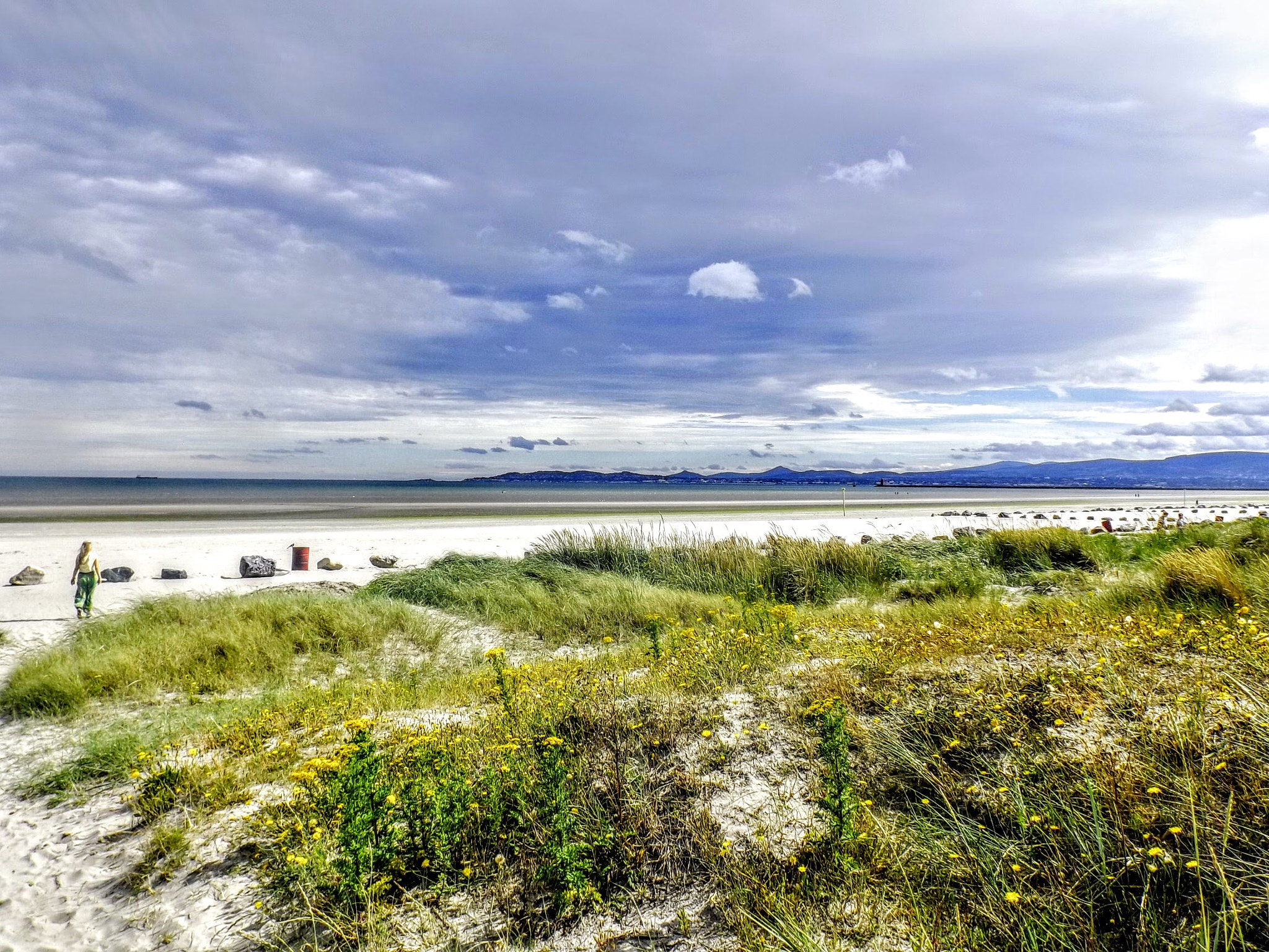 Fujifilm FinePix S4700 sample photo. Dollymount beach, dublin. white sands. photography