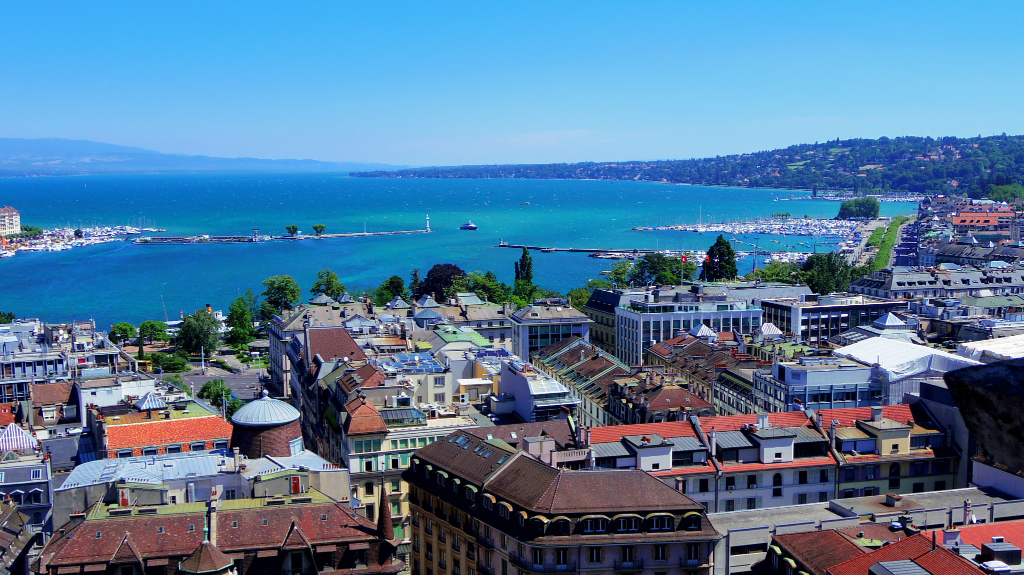 Pentax 02 Standard Zoom sample photo. Lac léman-geneva photography