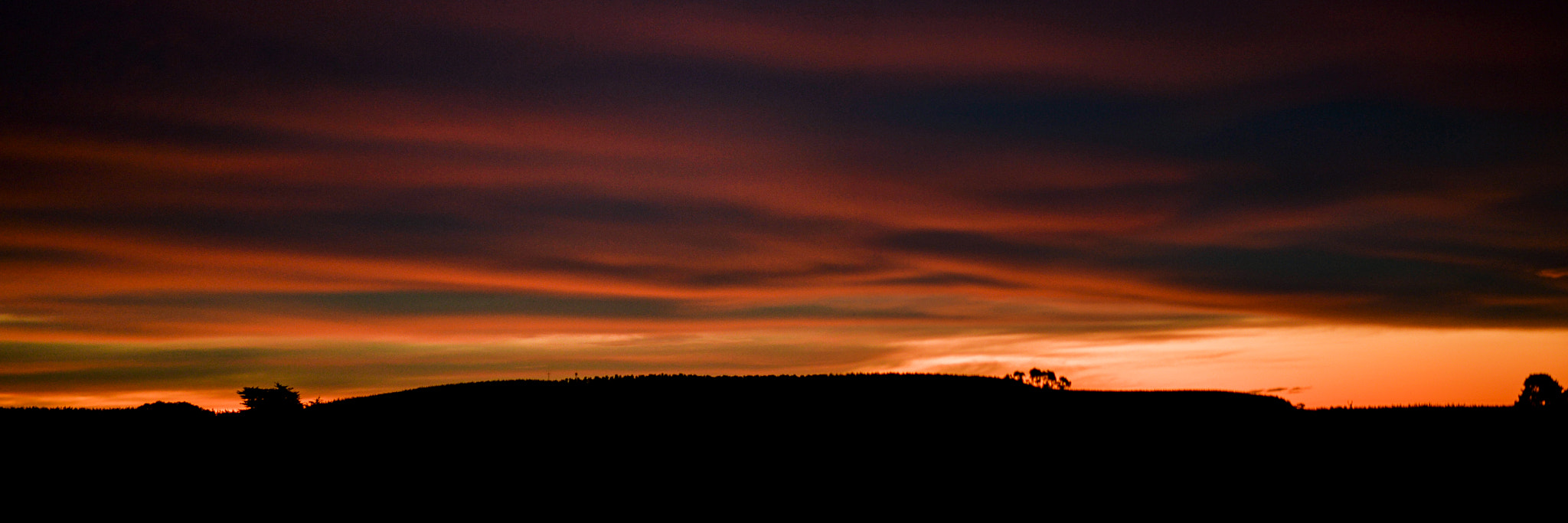 Nikon D4 + Sigma 85mm F1.4 EX DG HSM sample photo. Glenco sunset photography