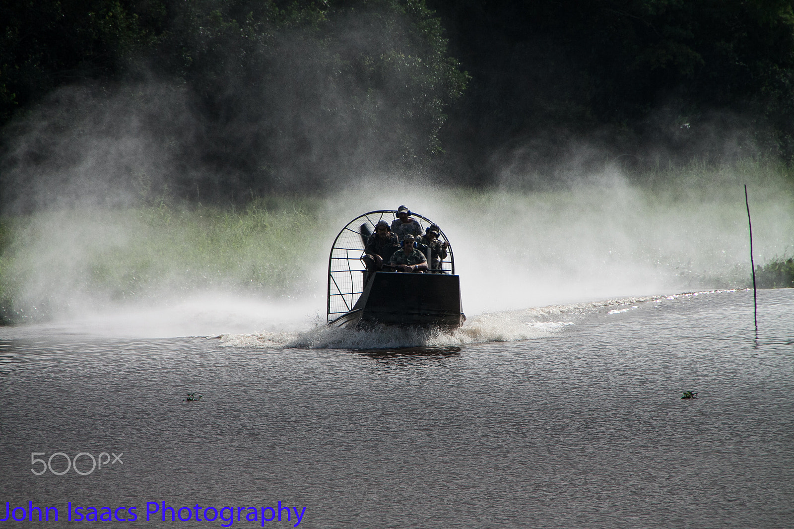 Canon EOS 50D sample photo. Airboat abary creek photography
