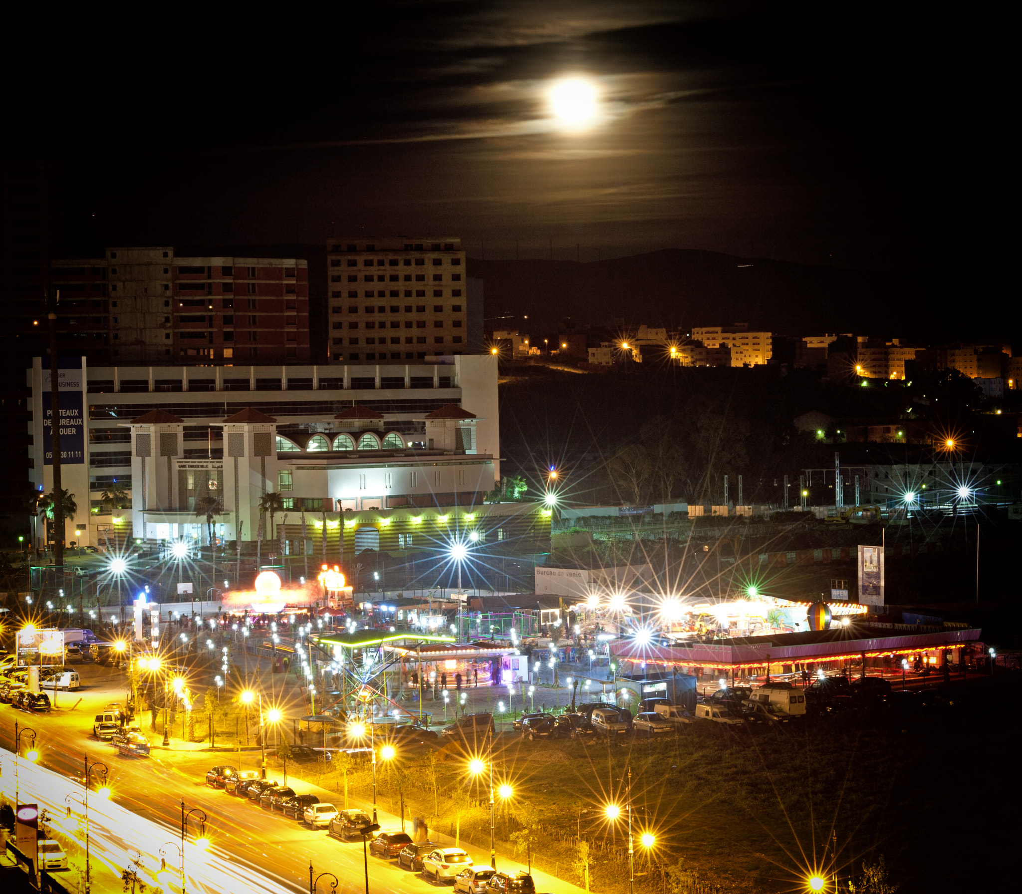 Canon EOS 5D sample photo. Tanger nightlights photography