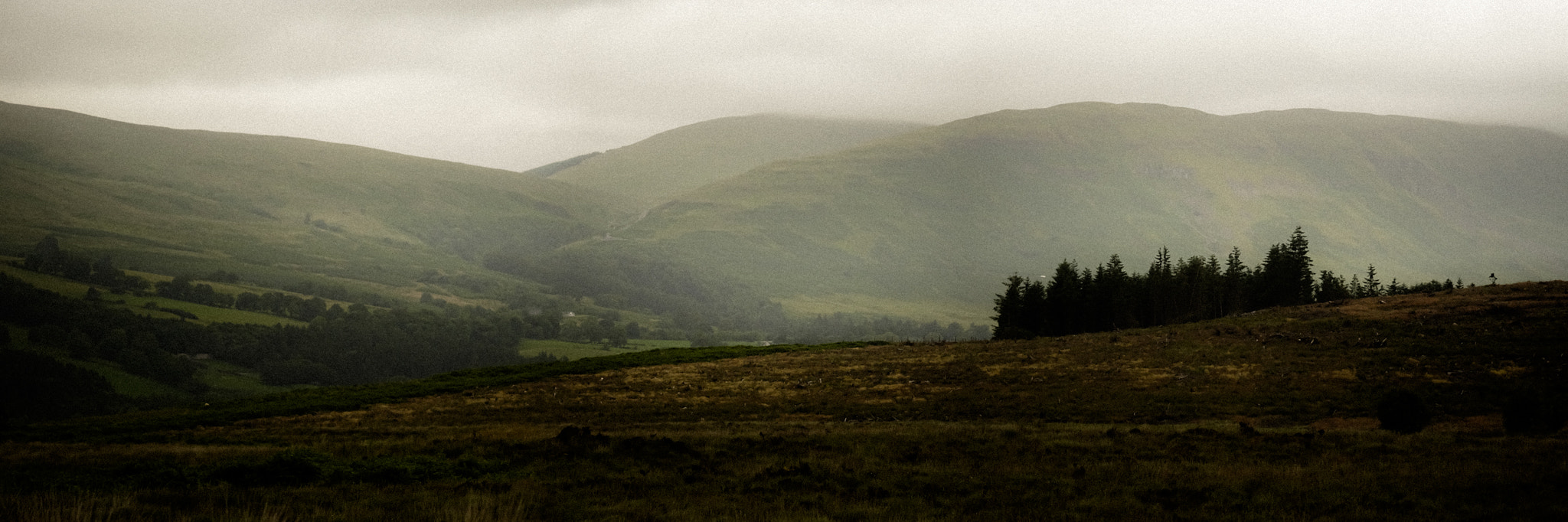 Minolta AF 100-200mm F4.5 sample photo. Rainy day in the hills photography