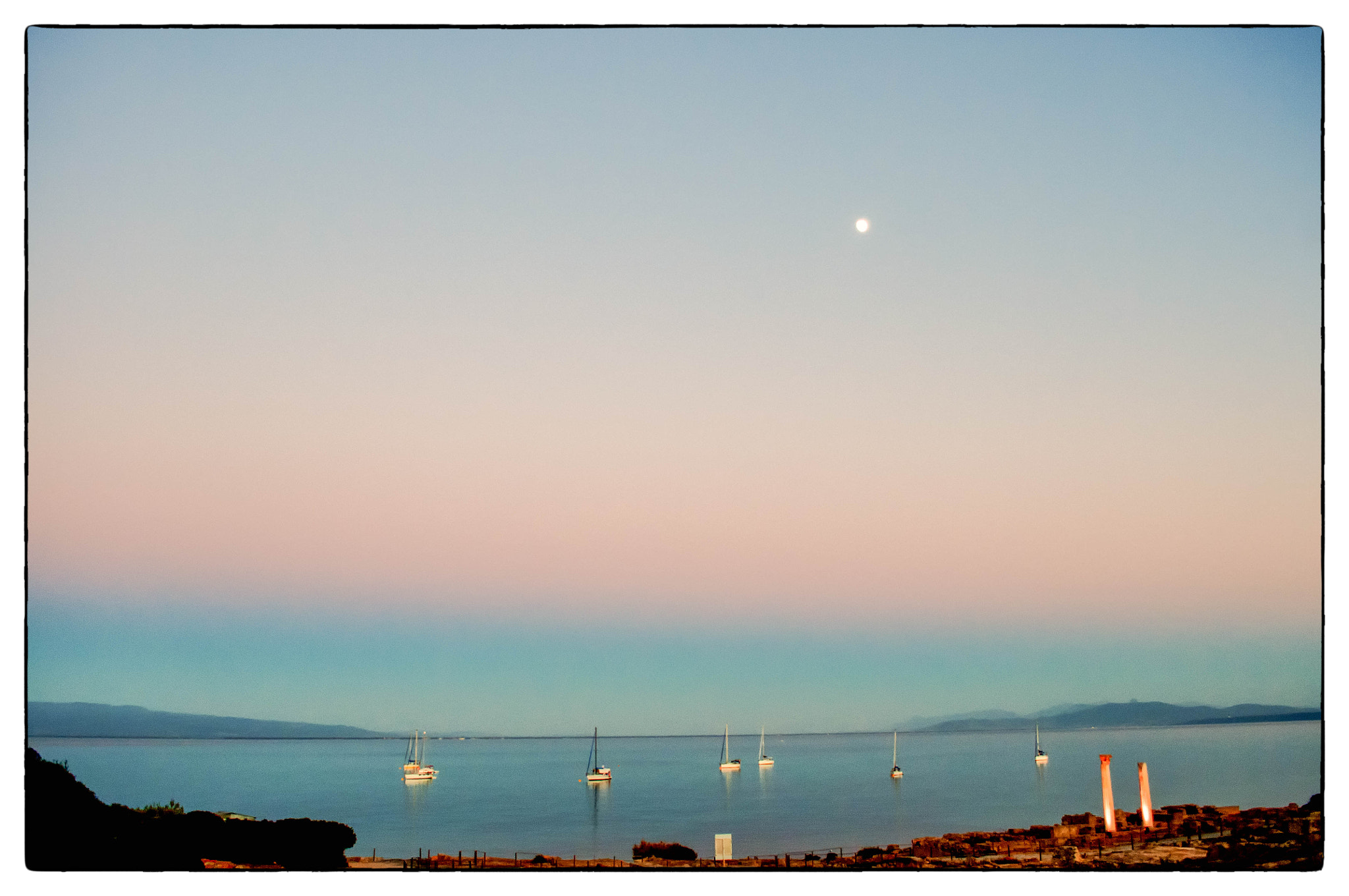 Nikon D300S sample photo. Sunset in sardinia photography