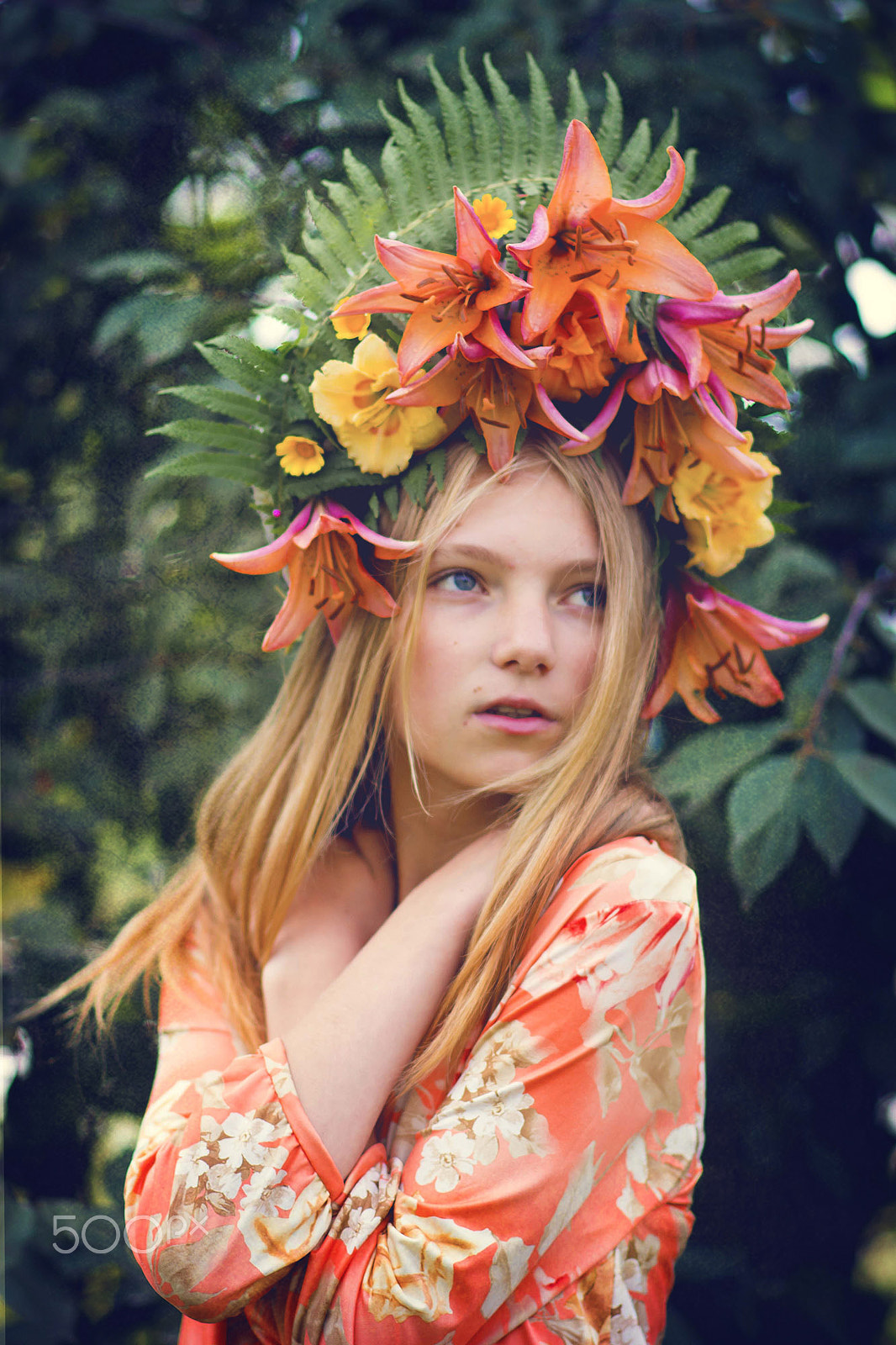 Nikon D3100 + Nikon AF-S Nikkor 85mm F1.8G sample photo. Сreamflower fairy photography