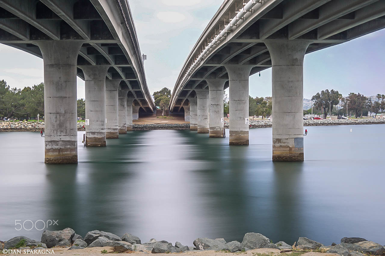 Sony E 18-55mm F3.5-5.6 OSS sample photo. Dueling bridges photography