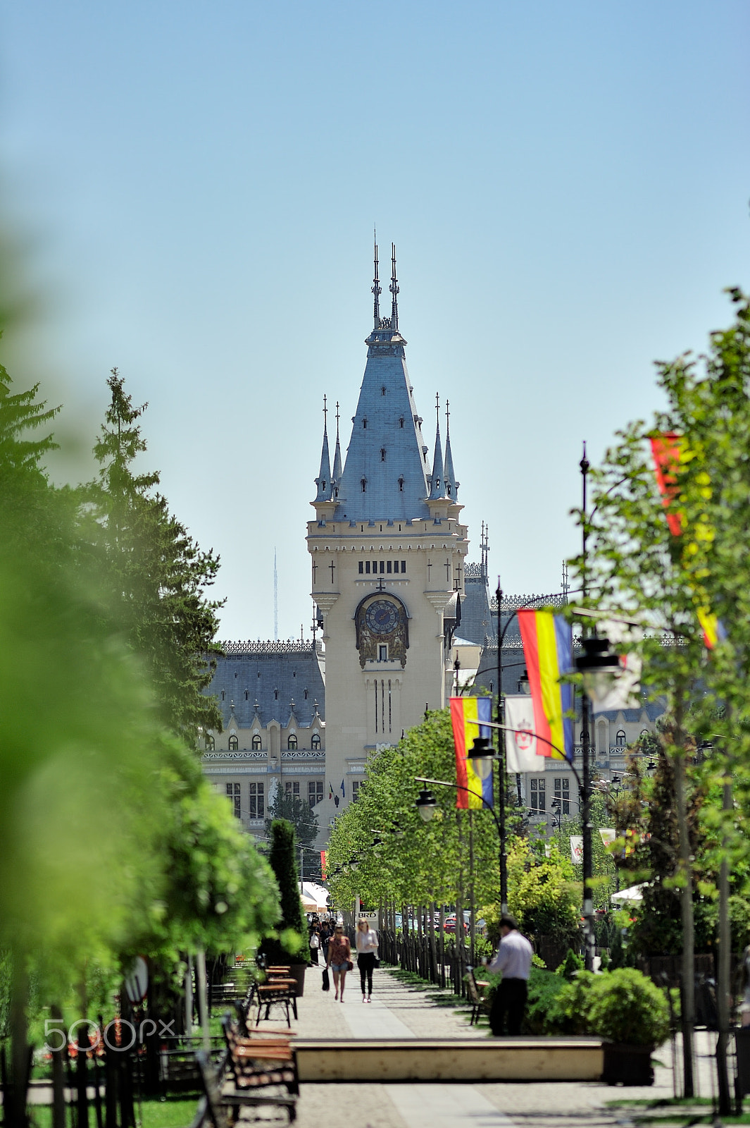 Nikon D700 + AF Nikkor 180mm f/2.8 IF-ED sample photo. Clock tower photography