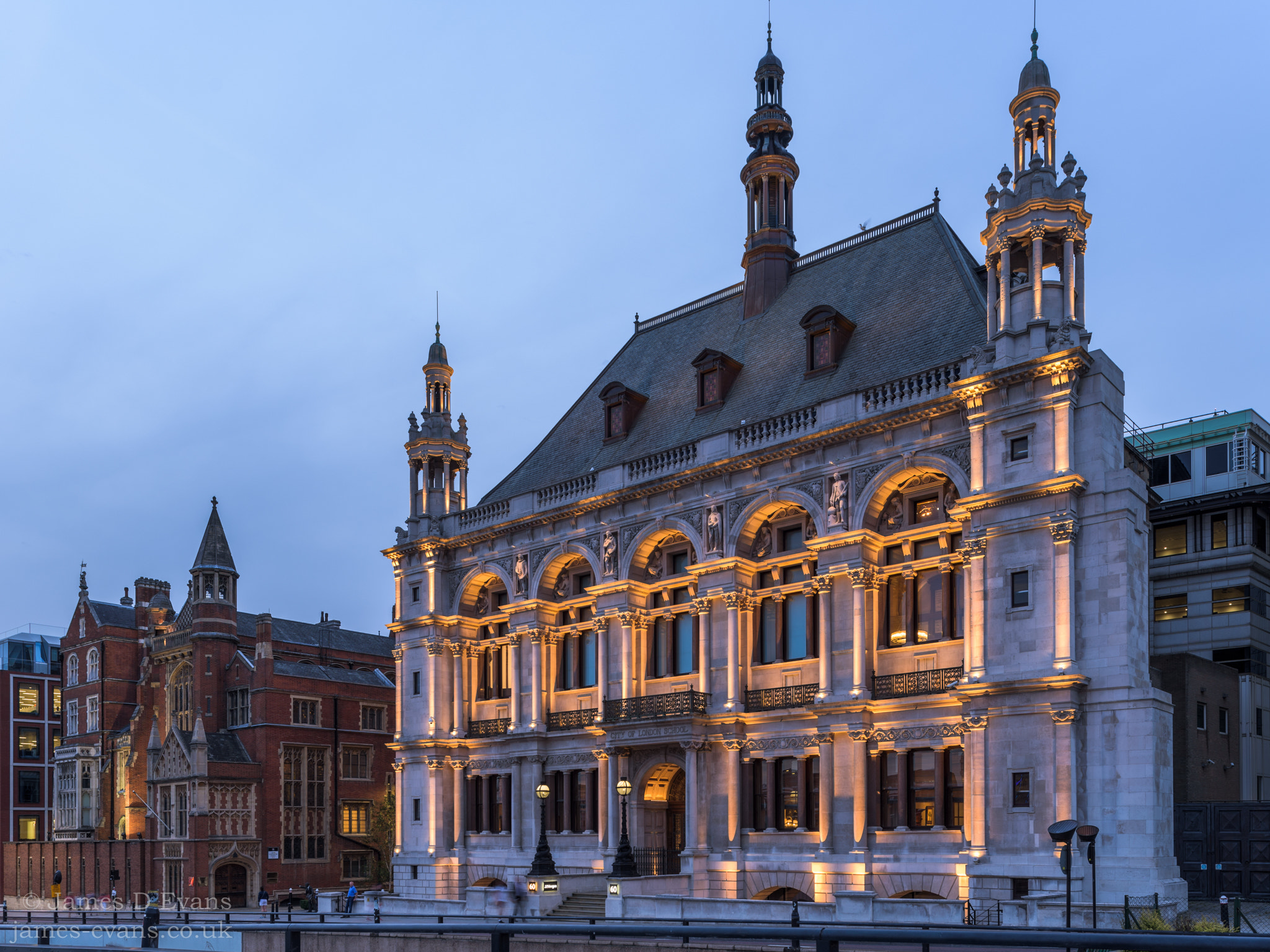 Nikon D750 + Nikon PC-E Nikkor 24mm F3.5D ED Tilt-Shift sample photo. City of london school - victoria embankment building photography