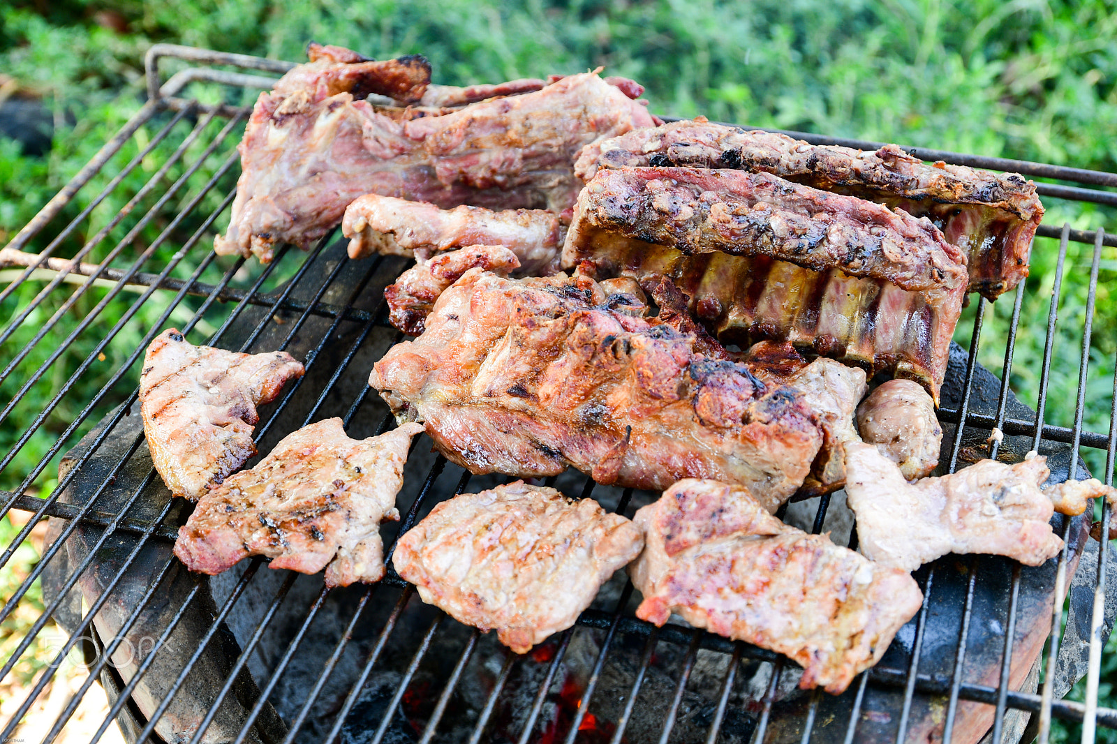 Nikon D500 sample photo. Pork rips grilled photography