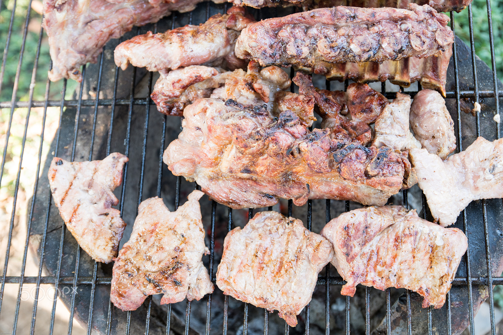 Nikon D500 sample photo. Pork rips grilled photography
