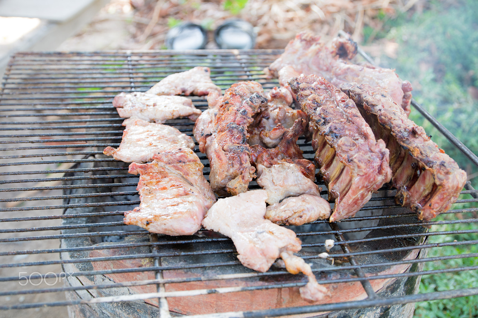 Nikon D500 sample photo. Pork rips grilled photography