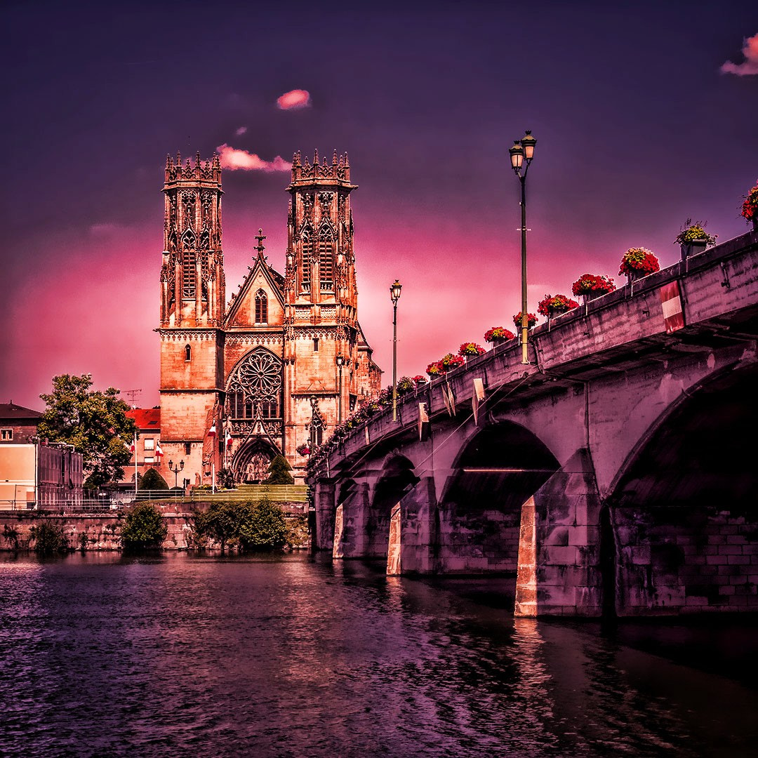 Ricoh GX200 sample photo. Church on the brink of moselle photography