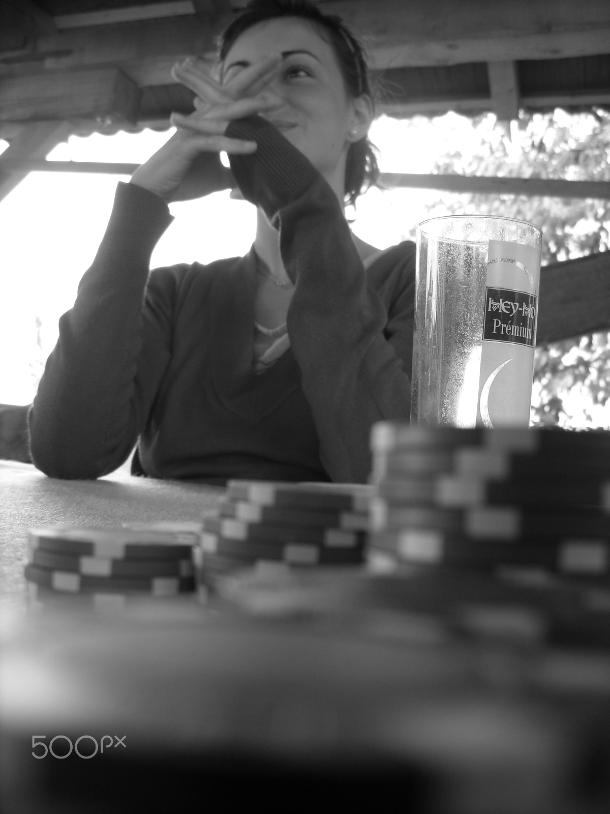 Samsung Digimax L85 sample photo. Pokerface - sort of photography