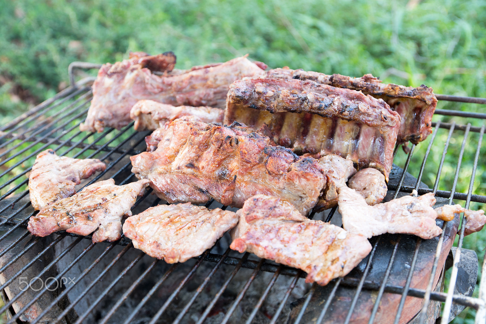 Nikon D500 sample photo. Pork rips grilled photography