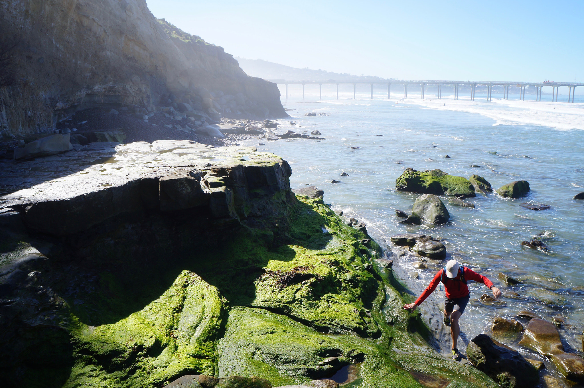 Sony Alpha NEX-F3 + Tamron 18-200mm F3.5-6.3 Di III VC sample photo. Scripps coastal reserve photography