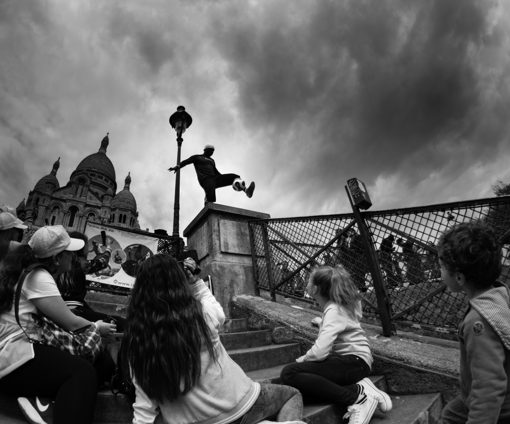 Nikon D3300 + Samyang 8mm F3.5 Aspherical IF MC Fisheye sample photo. Paris - sacré coeur photography