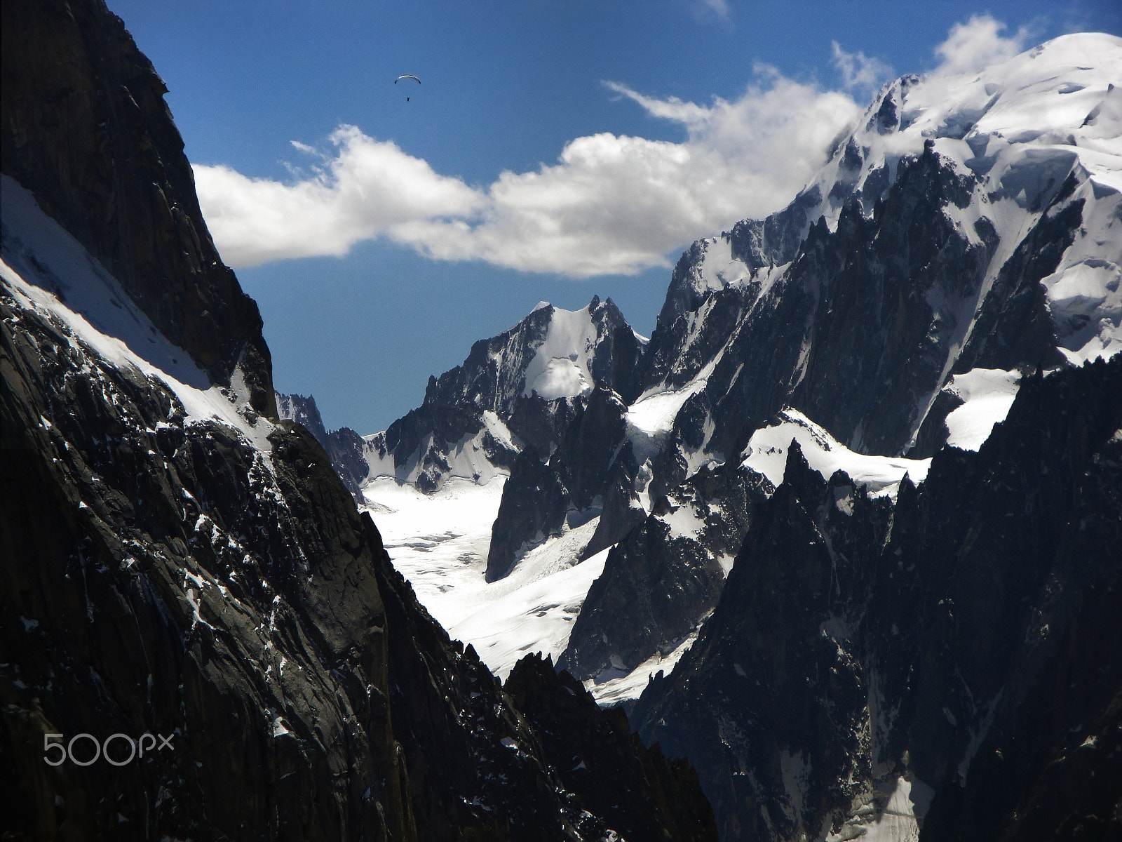 Sony DSC-W270 sample photo. Mont blanc massif - the sky's the limit... photography