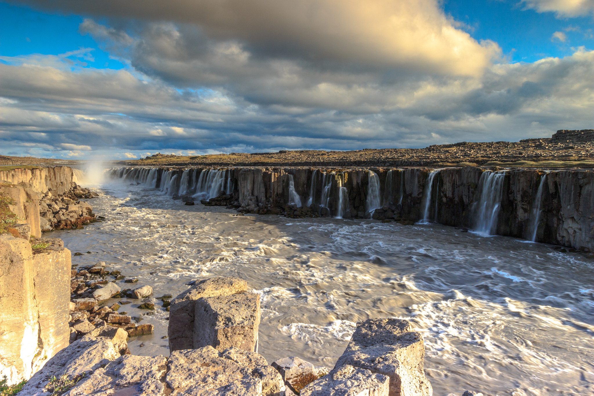 Canon EF-S 10-22mm F3.5-4.5 USM sample photo. Selfoss waterfall photography