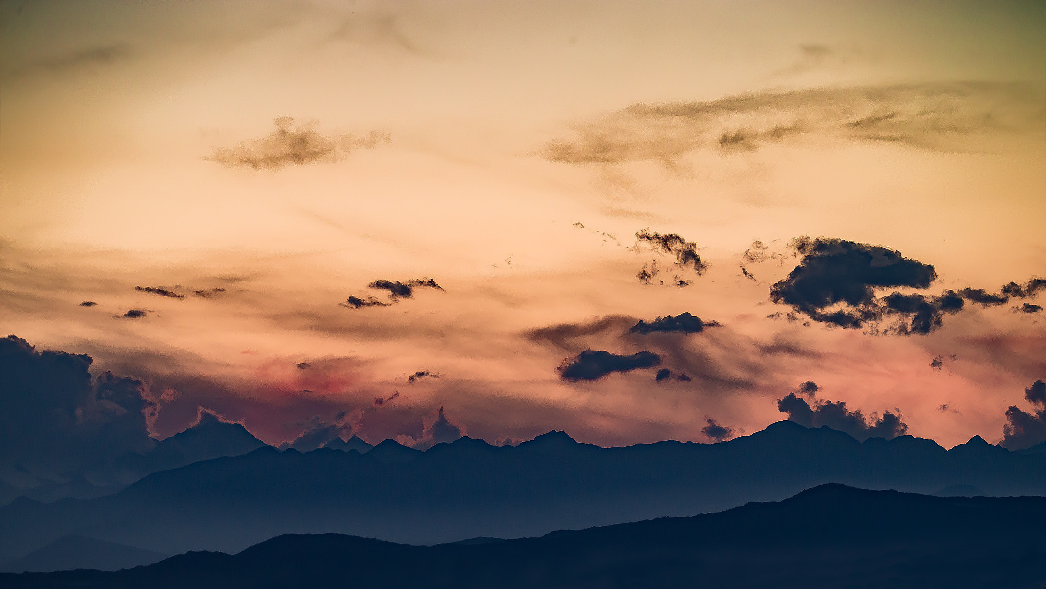 Canon EF 70-200mm F2.8L IS II USM sample photo. Last sunset photography
