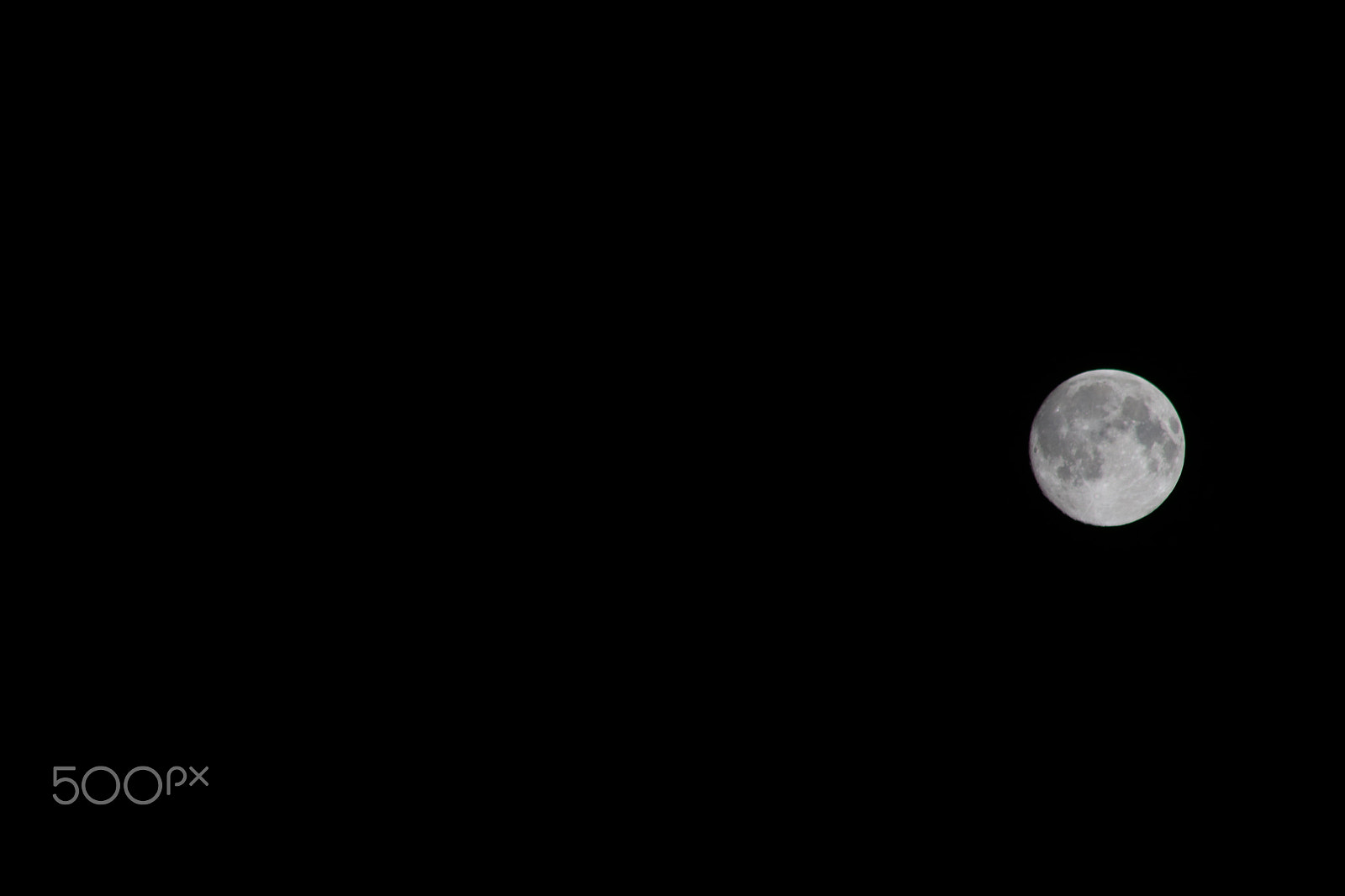 Canon EOS 750D (EOS Rebel T6i / EOS Kiss X8i) + Canon EF 90-300mm F4.5-5.6 sample photo. Moonlit night photography