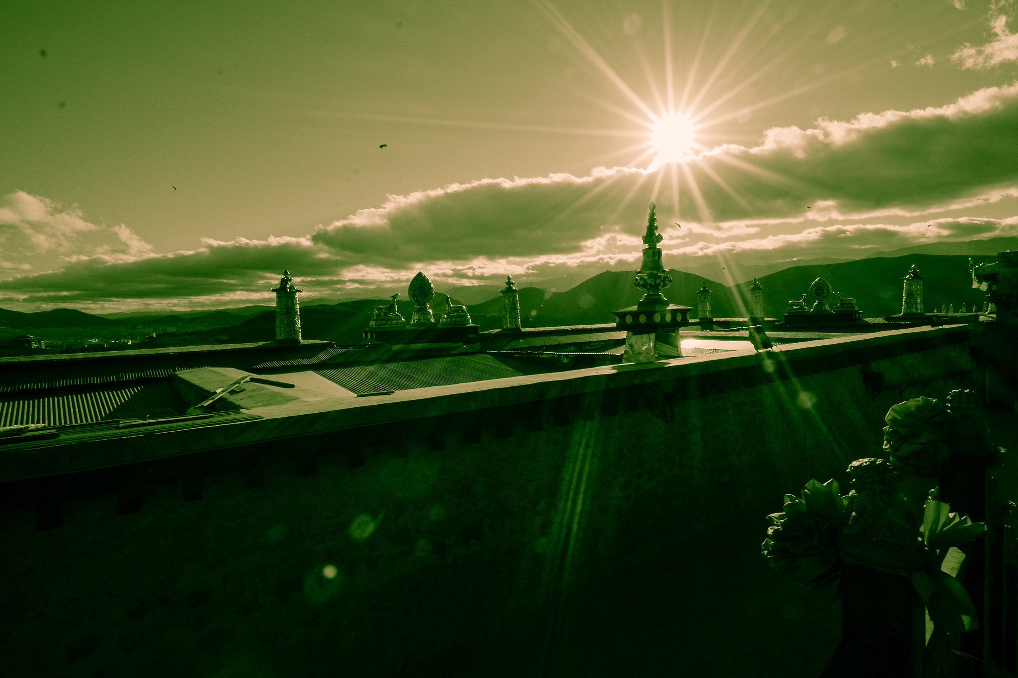 ZEISS Touit 12mm F2.8 sample photo. Sunset @ temple photography