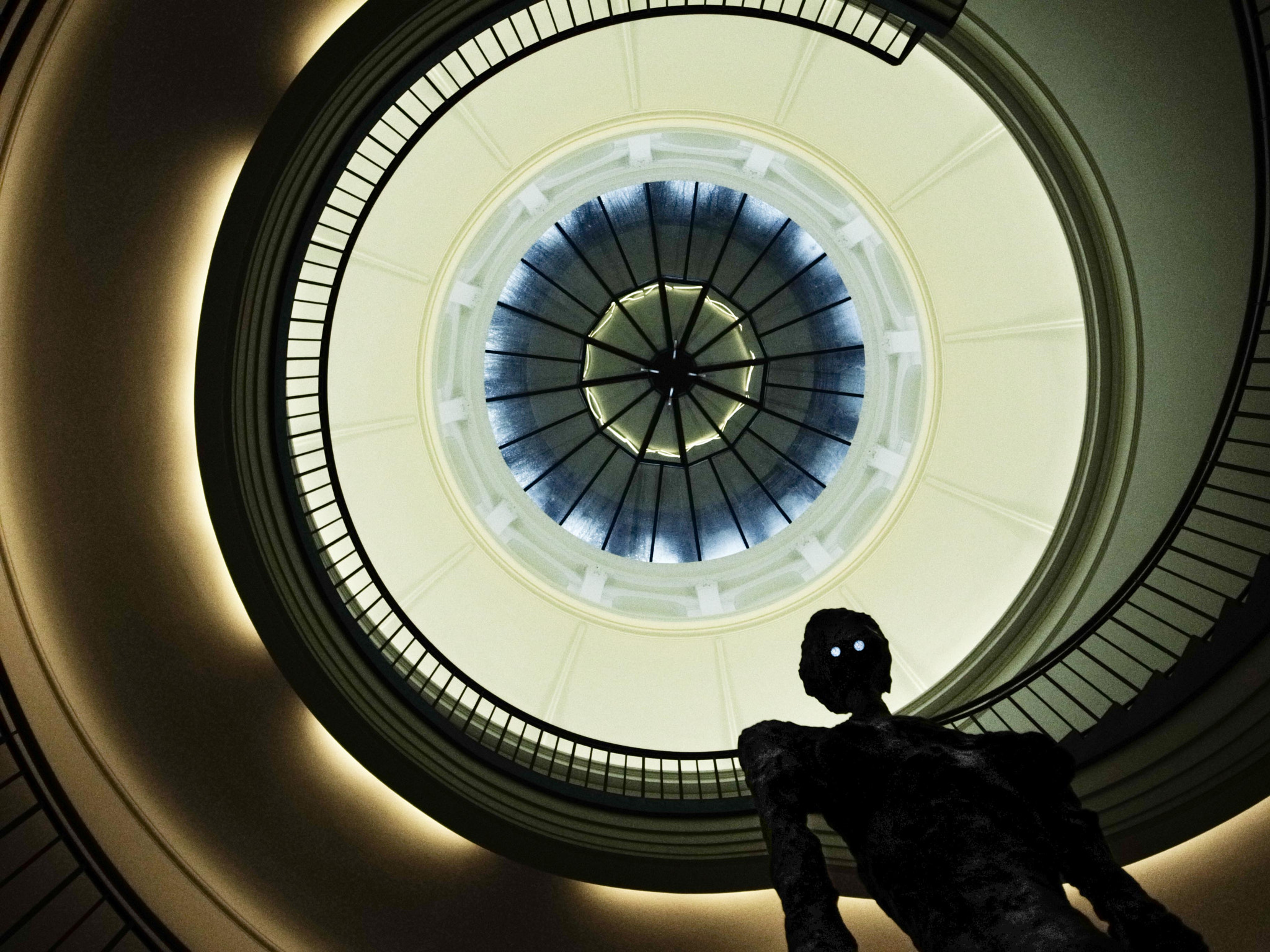 RICOH GR LENS sample photo. Thing on the spiral staircase photography