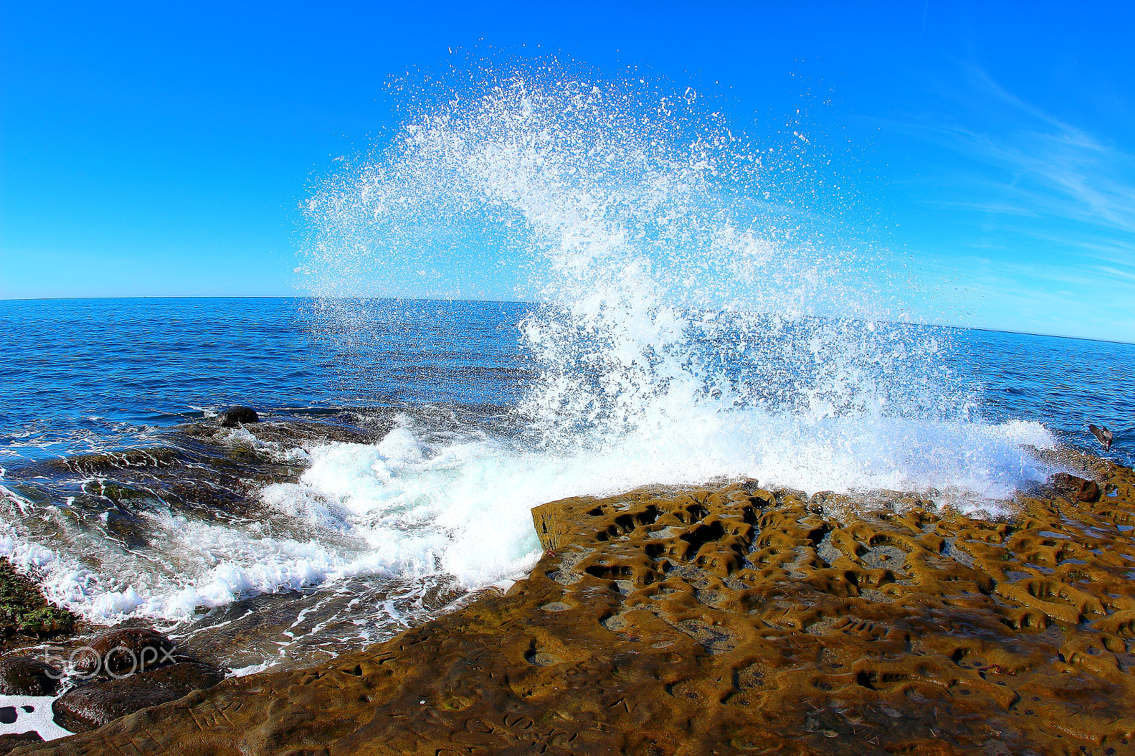 Canon EOS 600D (Rebel EOS T3i / EOS Kiss X5) + Canon EF 15mm F2.8 Fisheye sample photo. La jolla shores.jpg photography