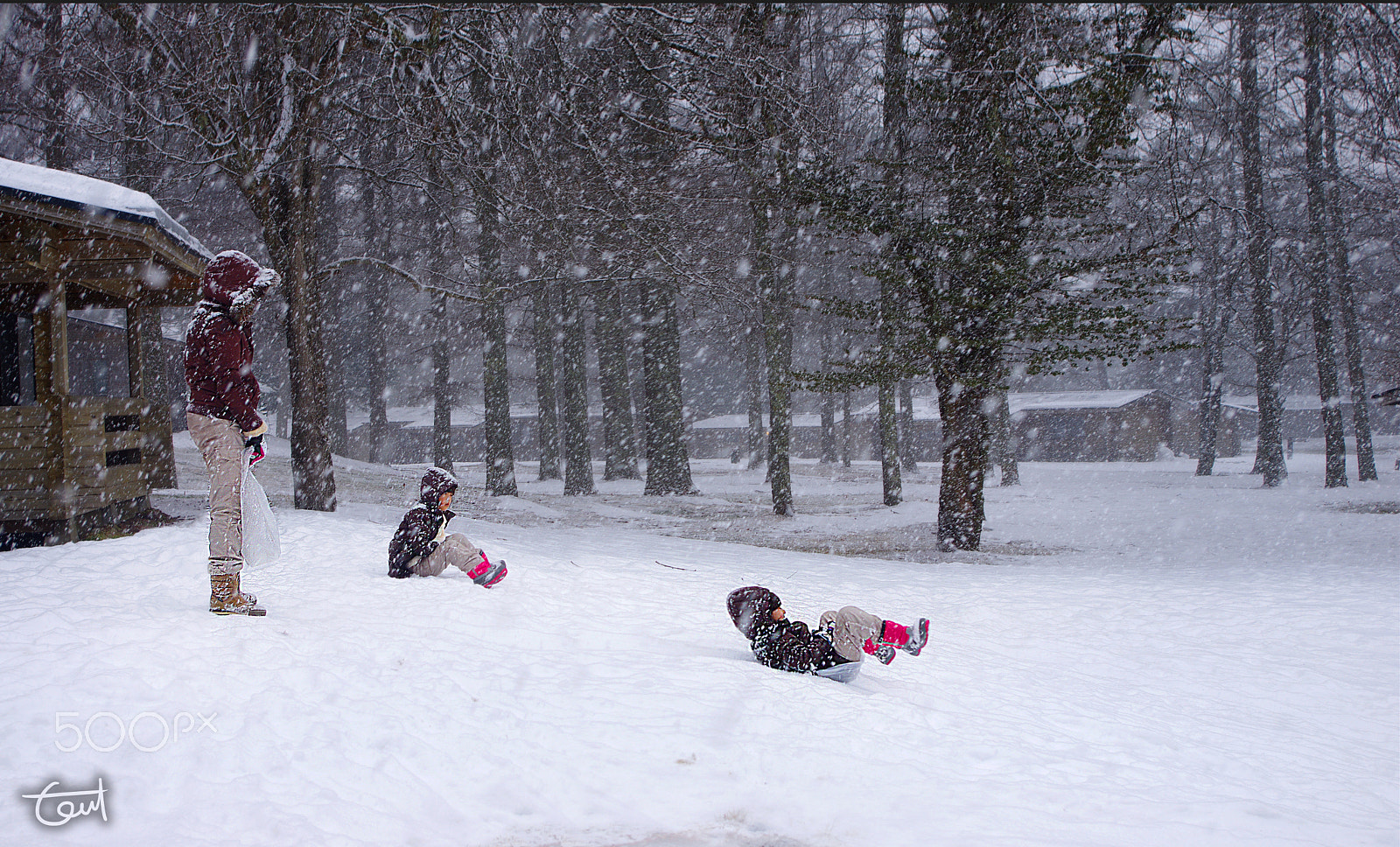 Pentax smc DA 18-55mm F3.5-5.6 AL WR sample photo. Snowgame photography