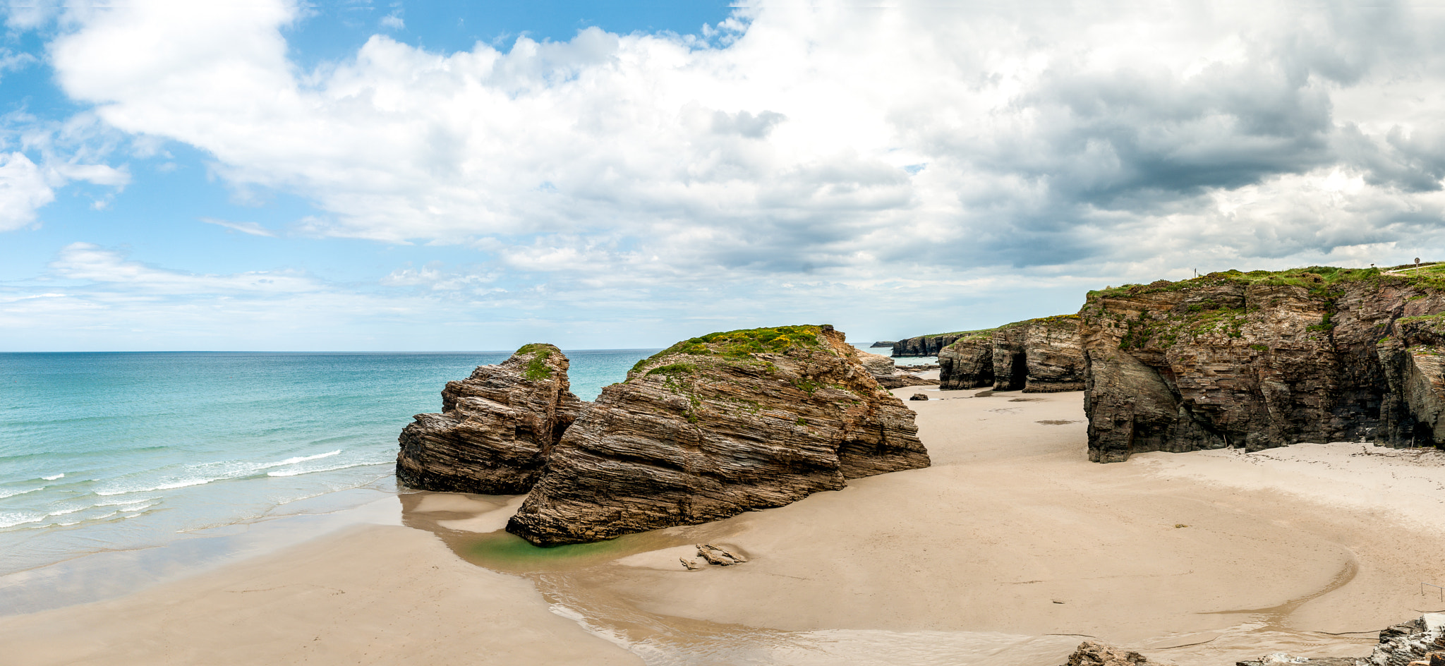 Nikon D80 sample photo. Cathedrals beach (playa de las catedrales) spain atlantic ocean. photography