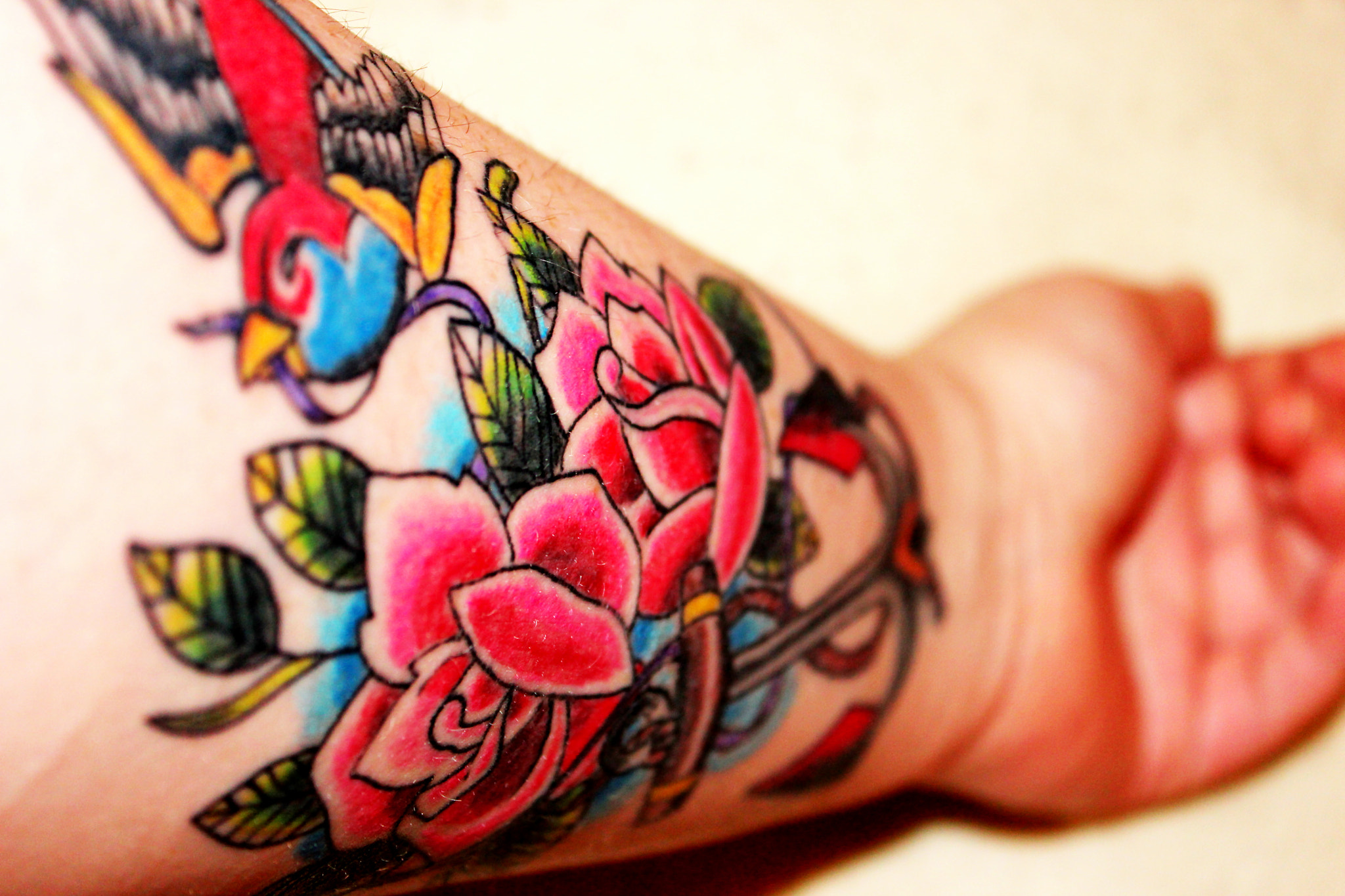 Canon EF-S 18-55mm F3.5-5.6 IS II sample photo. Traditional tattoo photography