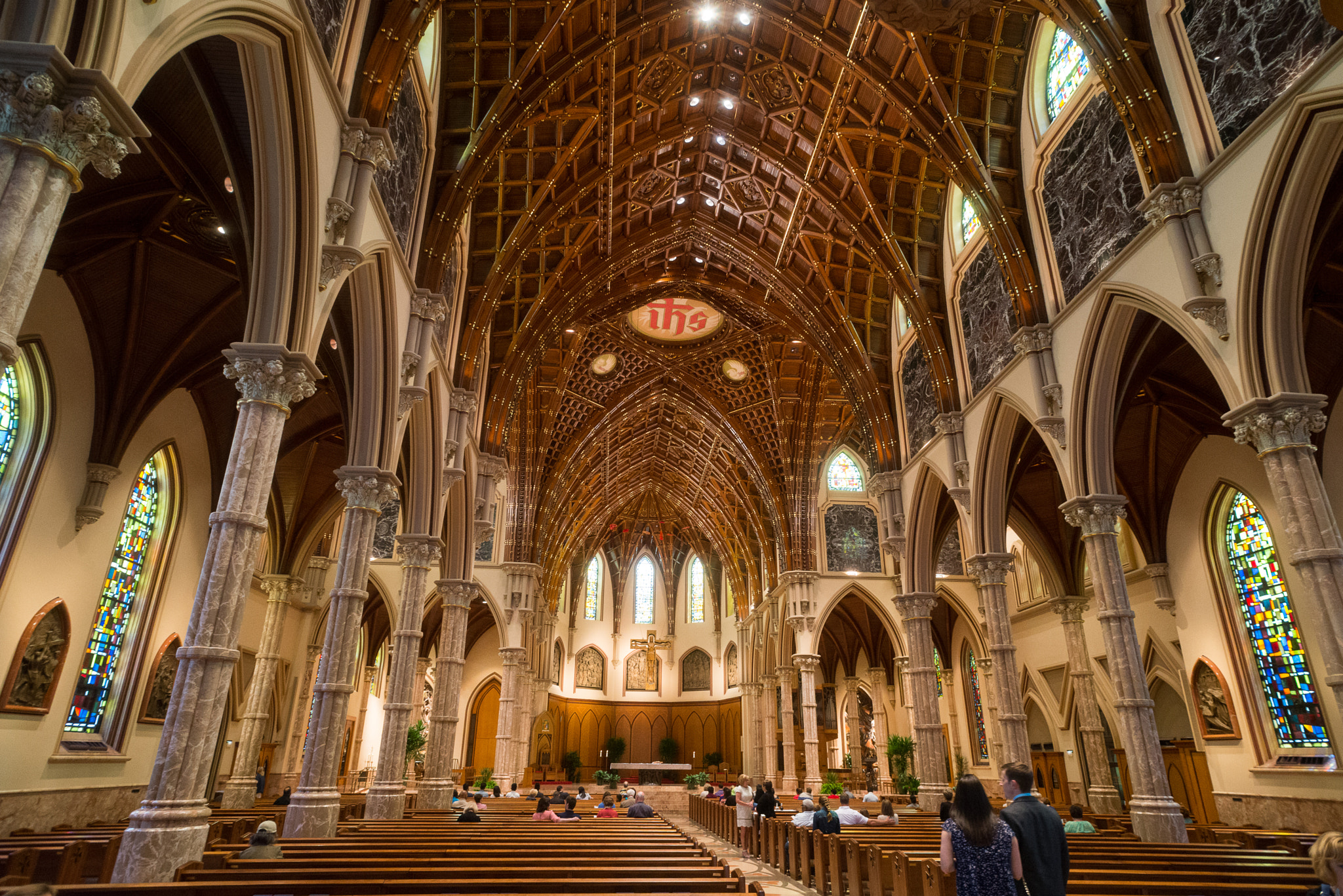 Nikon D610 + AF Nikkor 20mm f/2.8 sample photo. Chicago church photography